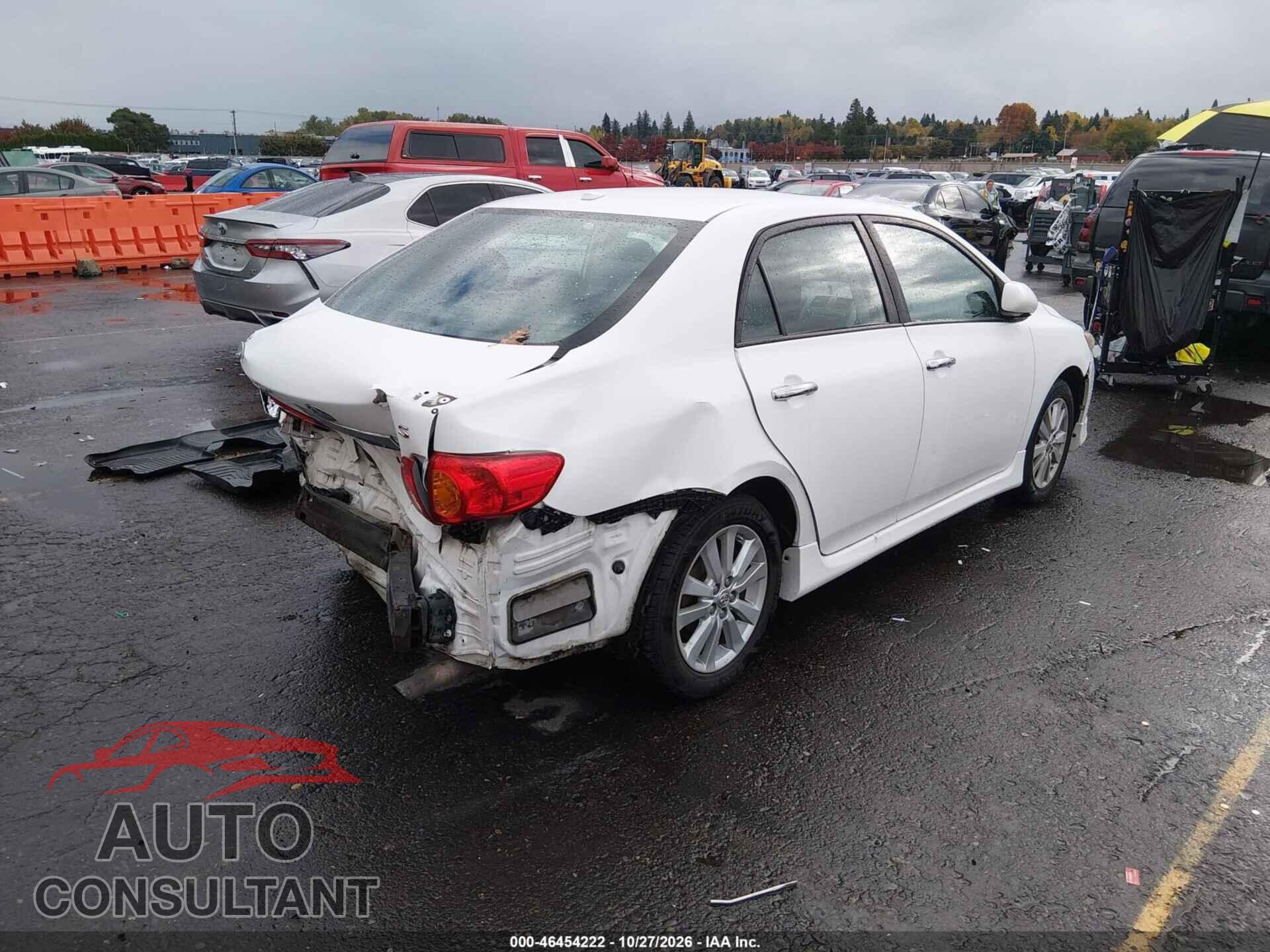 TOYOTA COROLLA 2010 - NT1BU4EE2AC457312
