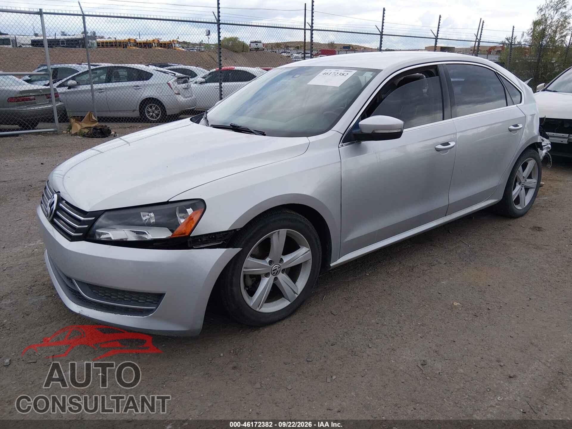 VOLKSWAGEN PASSAT 2014 - 1VWBP7A33EC005945