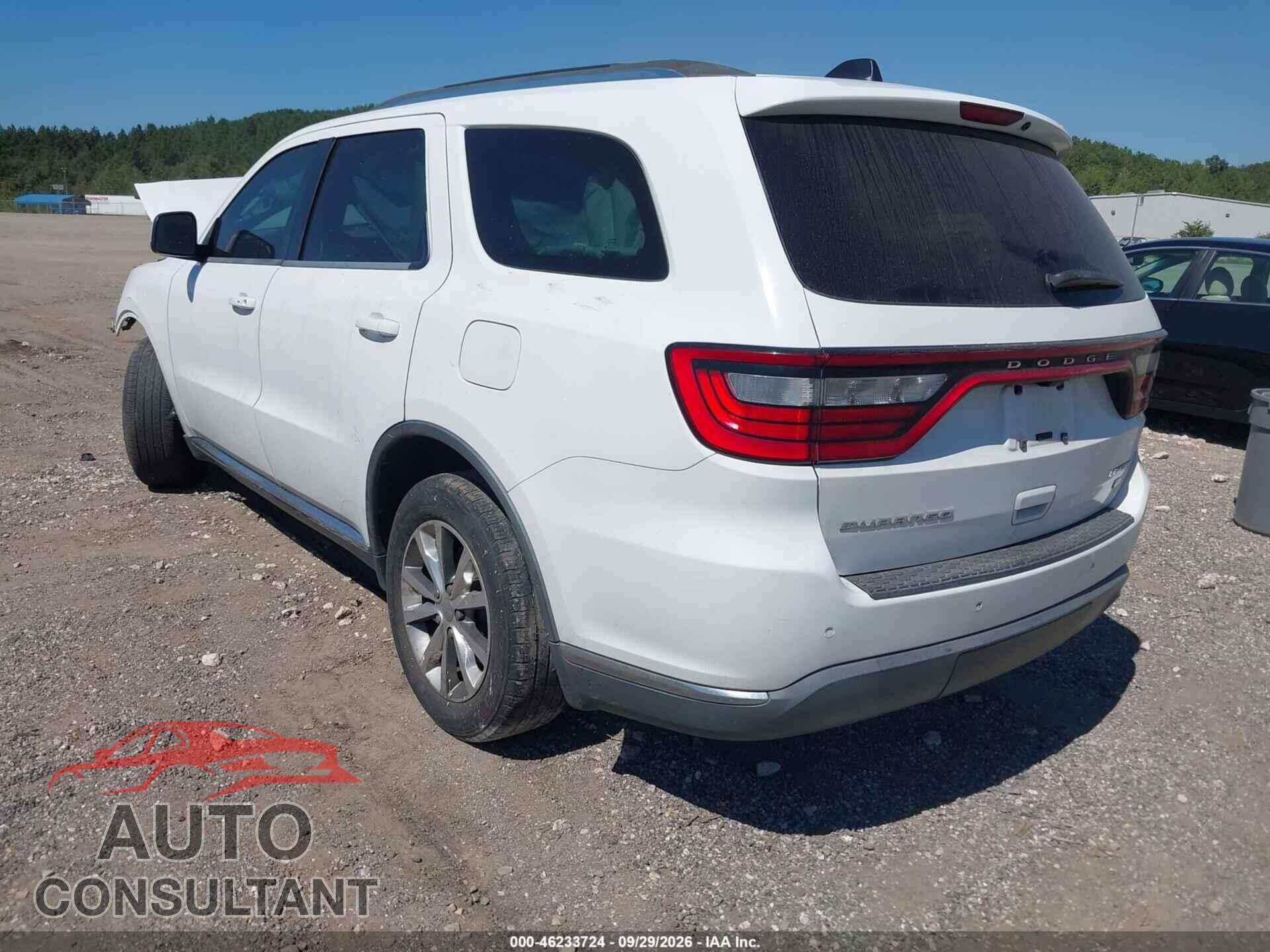 DODGE DURANGO 2015 - 1C4RDHDG2FC169350