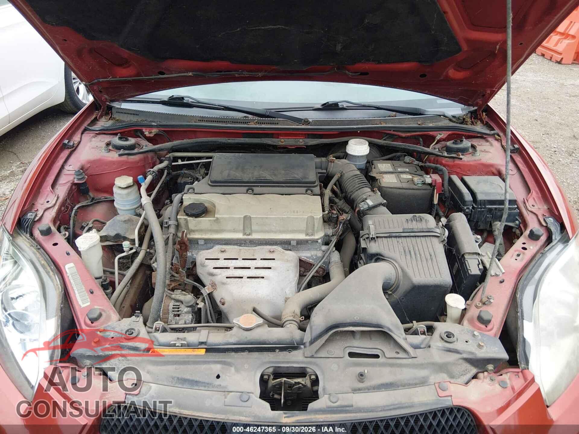 MITSUBISHI ECLIPSE 2011 - 4A31K5DF9BE016341