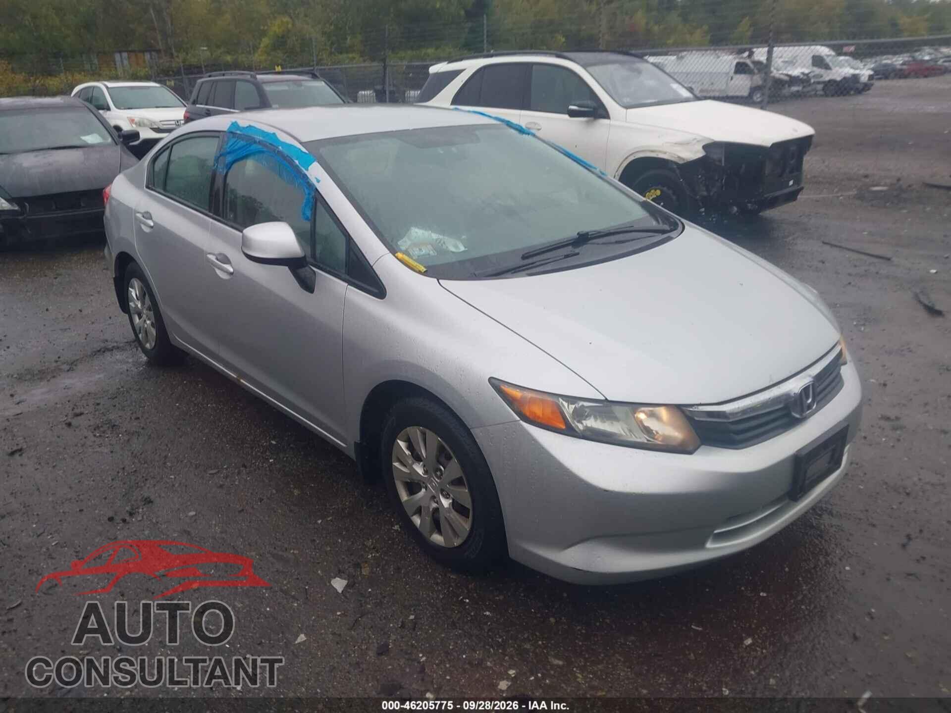 HONDA CIVIC SDN 2012 - 2HGFB2F5XCH583679