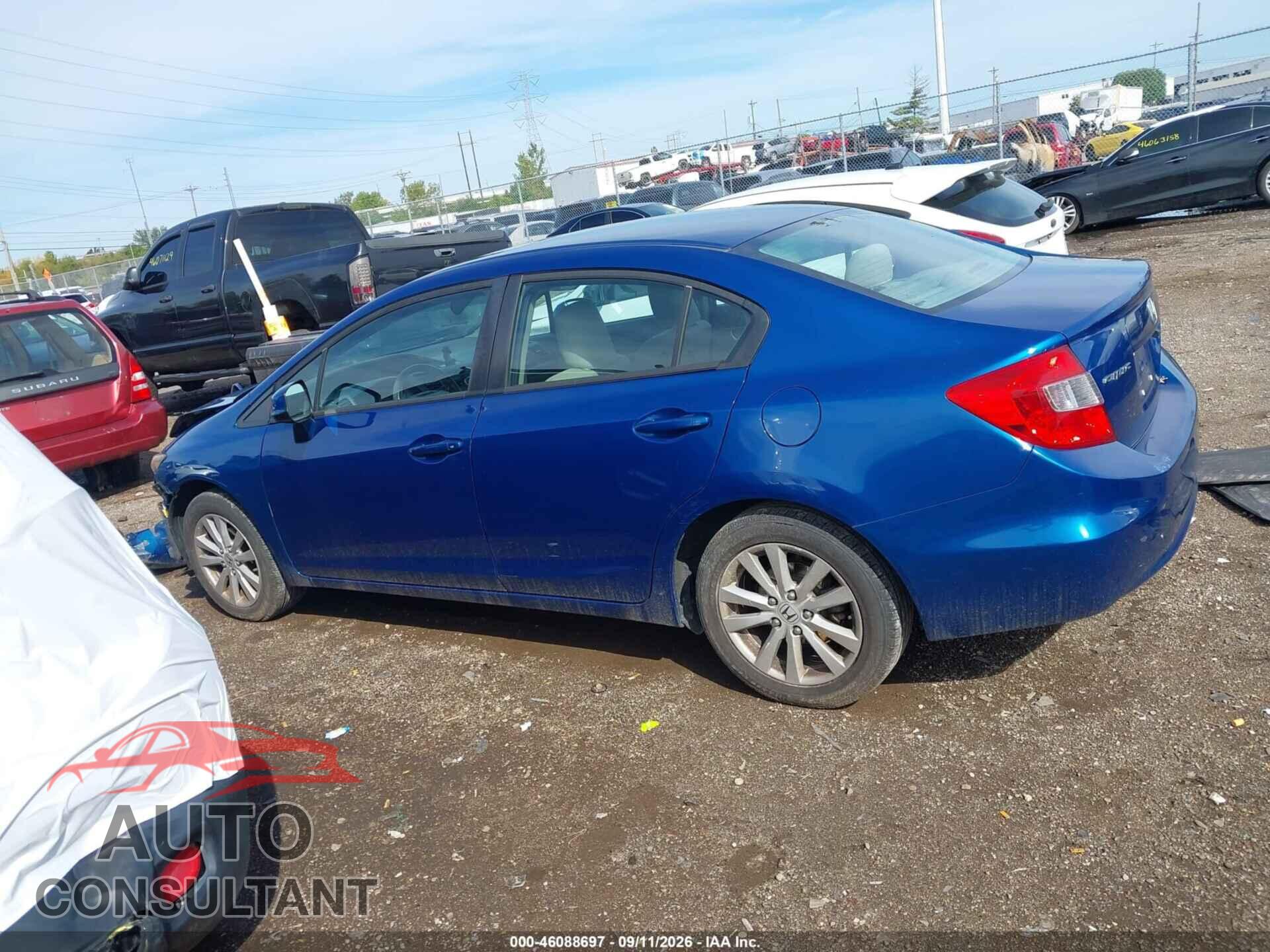 HONDA CIVIC 2012 - 19XFB2F84CE005453