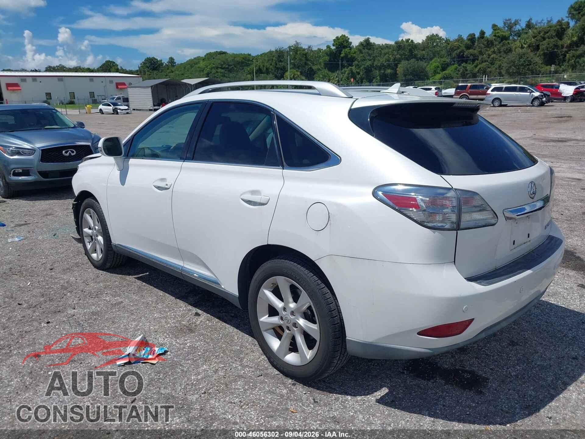 LEXUS RX 350 2011 - 2T2ZK1BA2BC050044