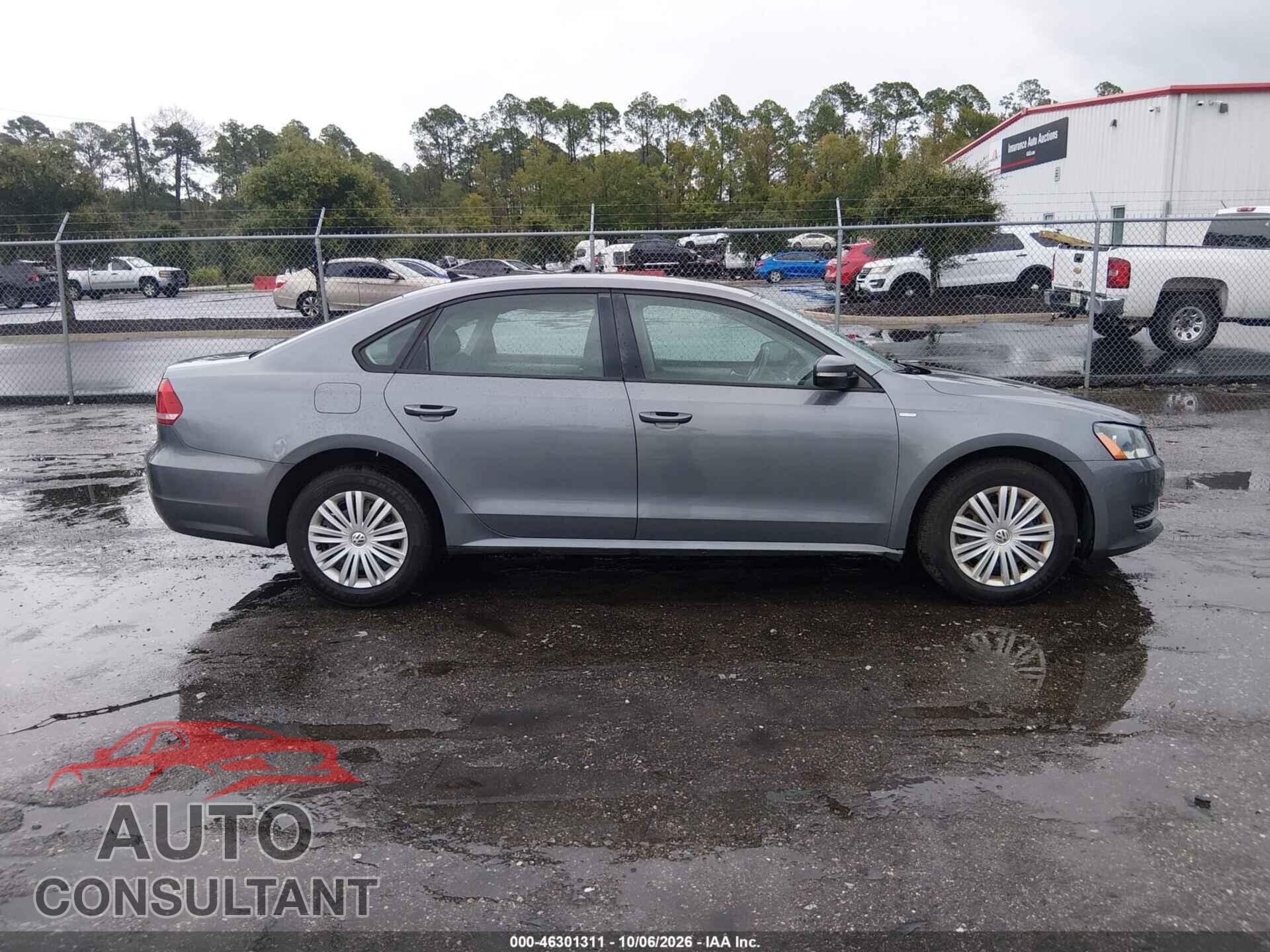 VOLKSWAGEN PASSAT 2014 - 1VWAT7A38EC065730