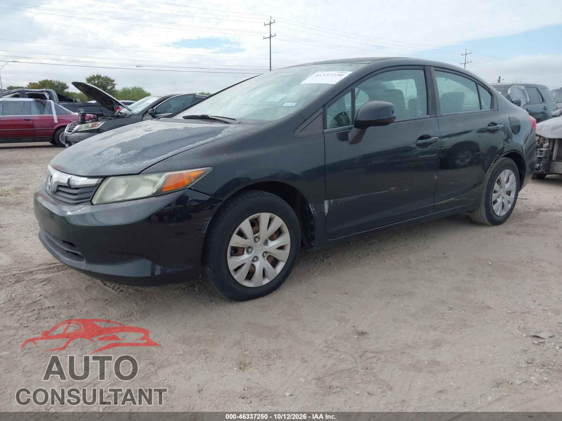 HONDA CIVIC 2012 - 2HGFB2F50CH590091
