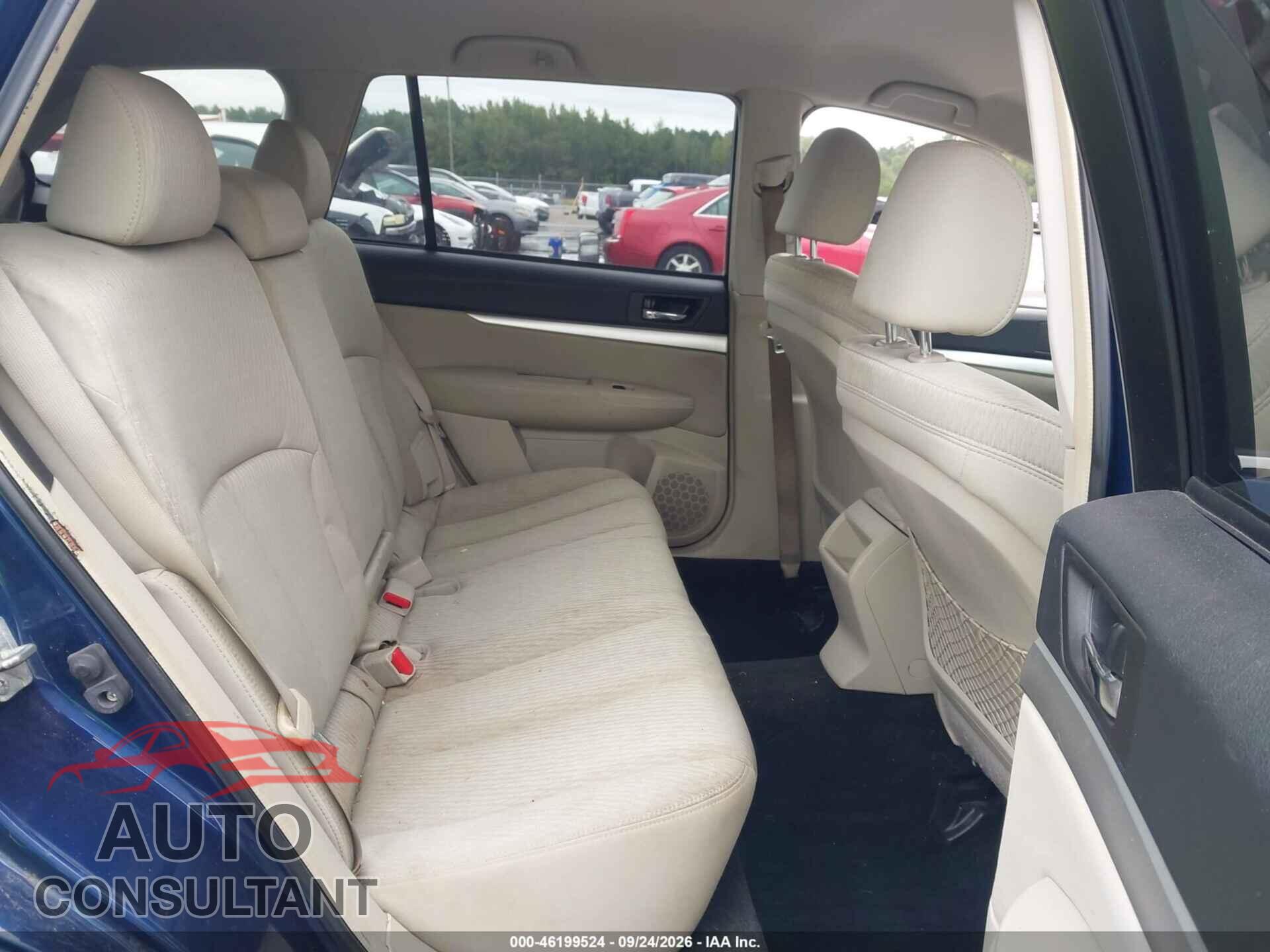 SUBARU OUTBACK 2011 - 4S4BRBCC3B3374888