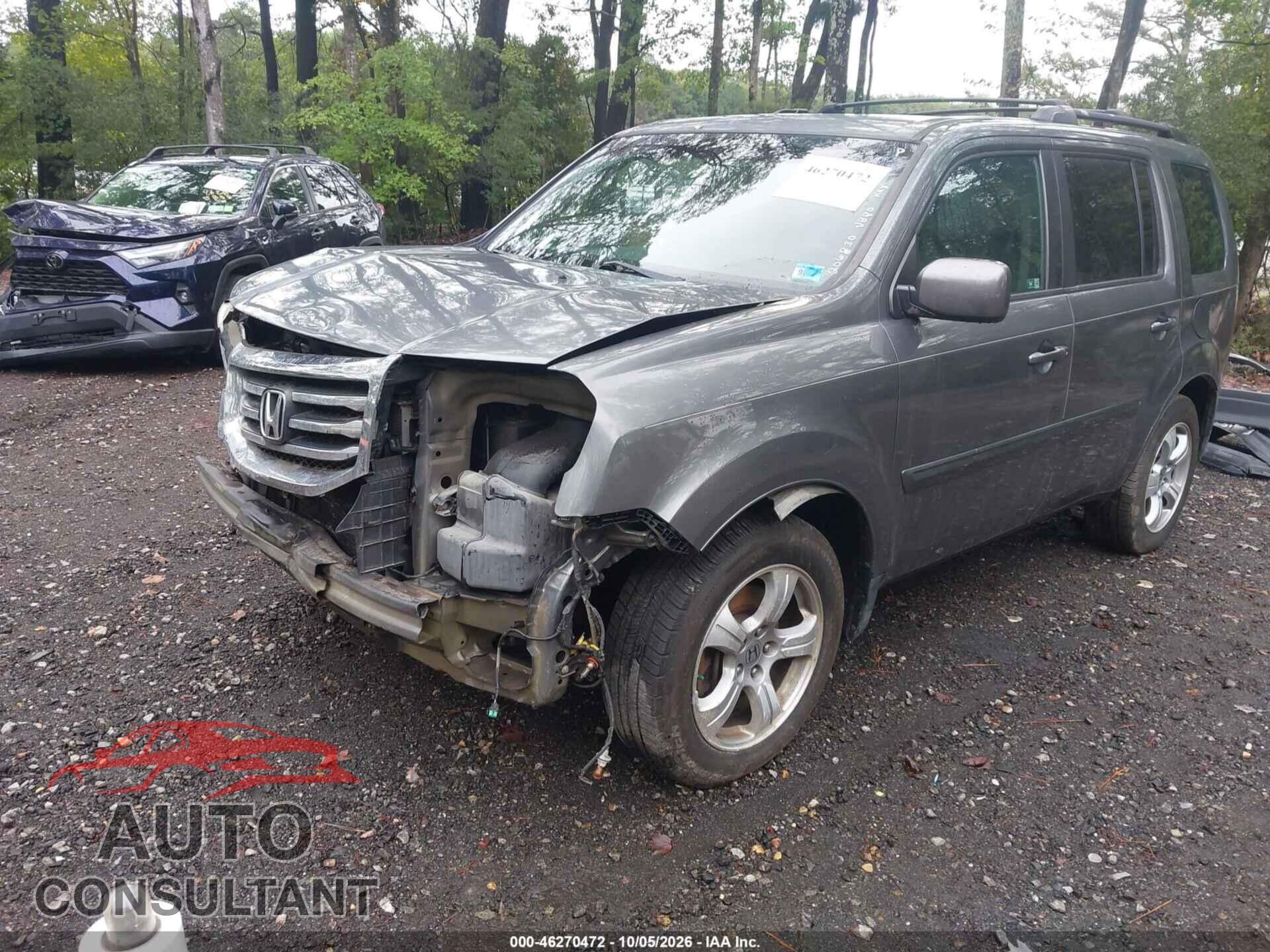 HONDA PILOT 2012 - 5FNYF4H45CB009122