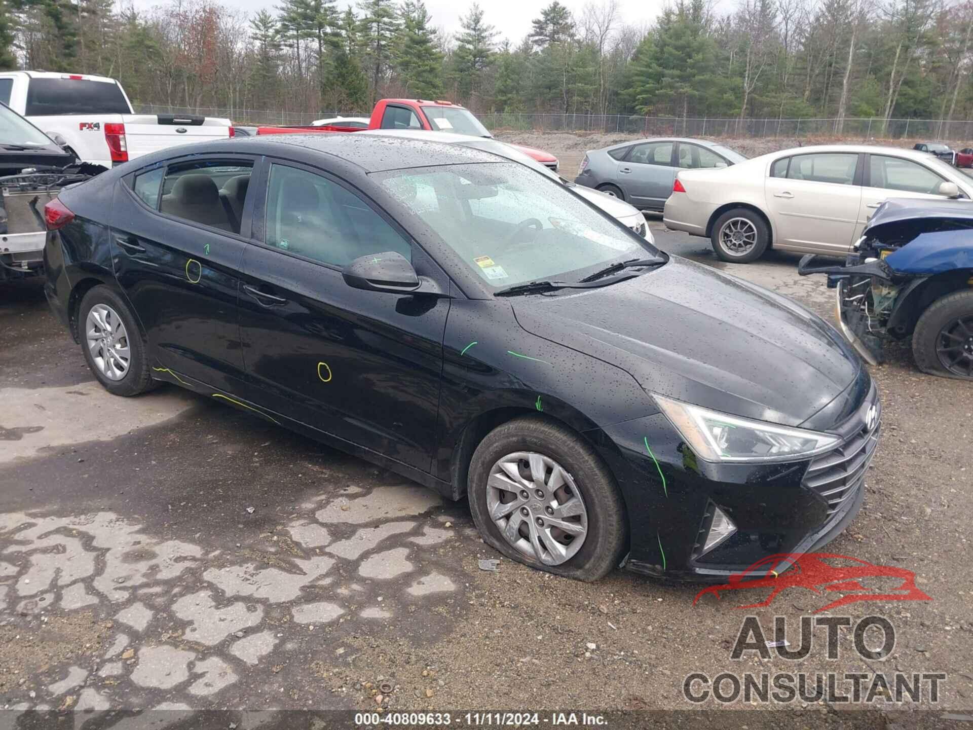 HYUNDAI ELANTRA 2019 - KMHD74LF5KU759061