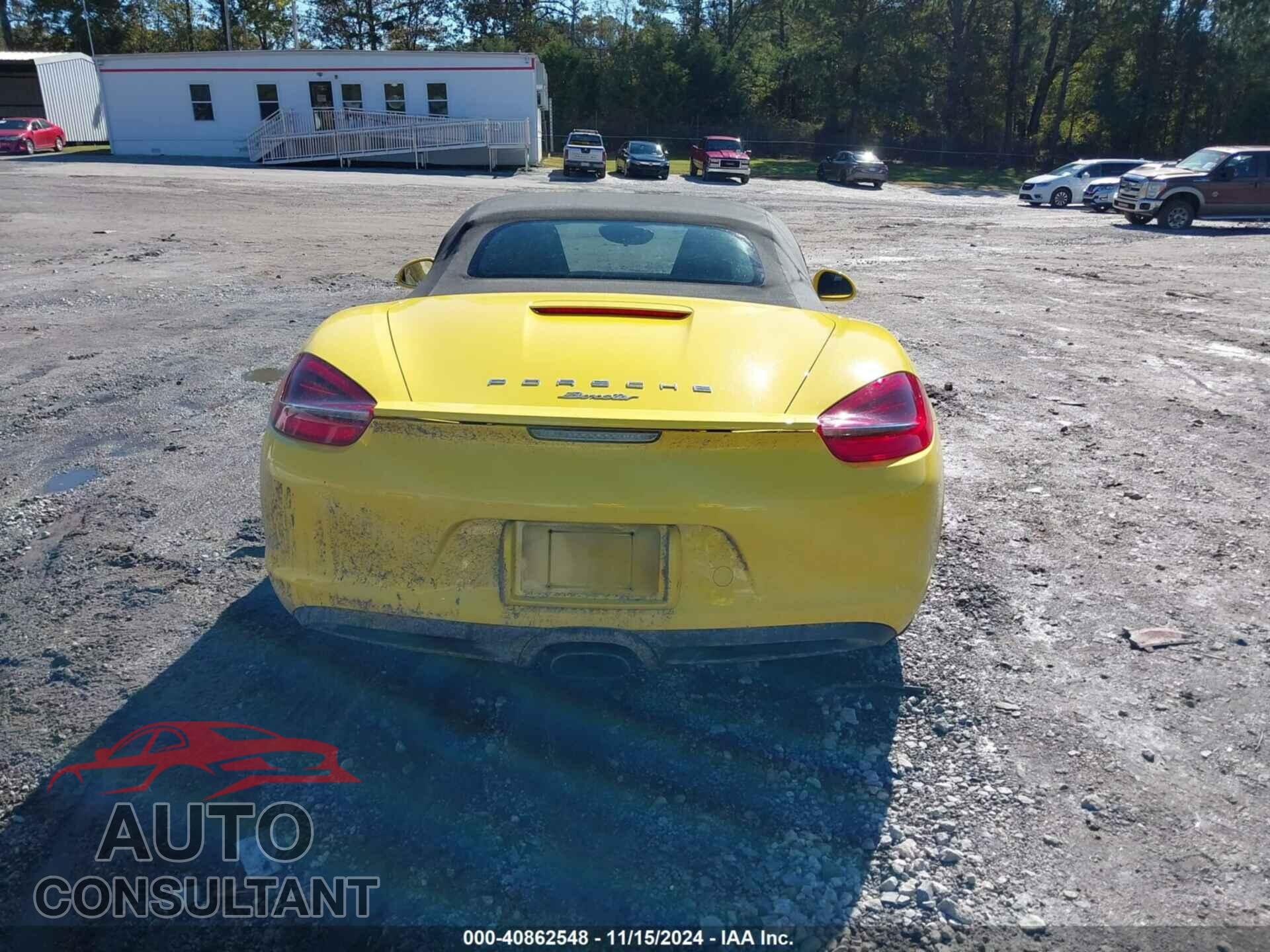 PORSCHE BOXSTER 2015 - WP0CA2A82FS120843