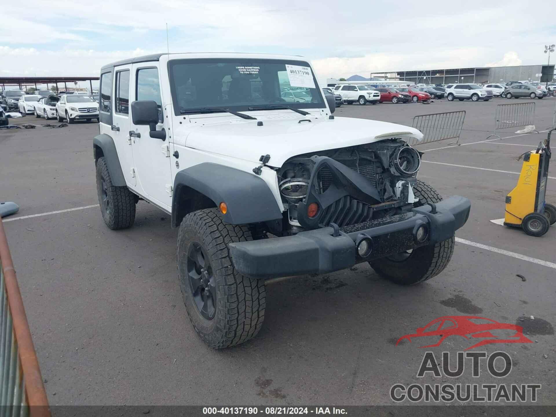 JEEP WRANGLER UNLIMITED 2013 - 1C4BJWEG8DL601935