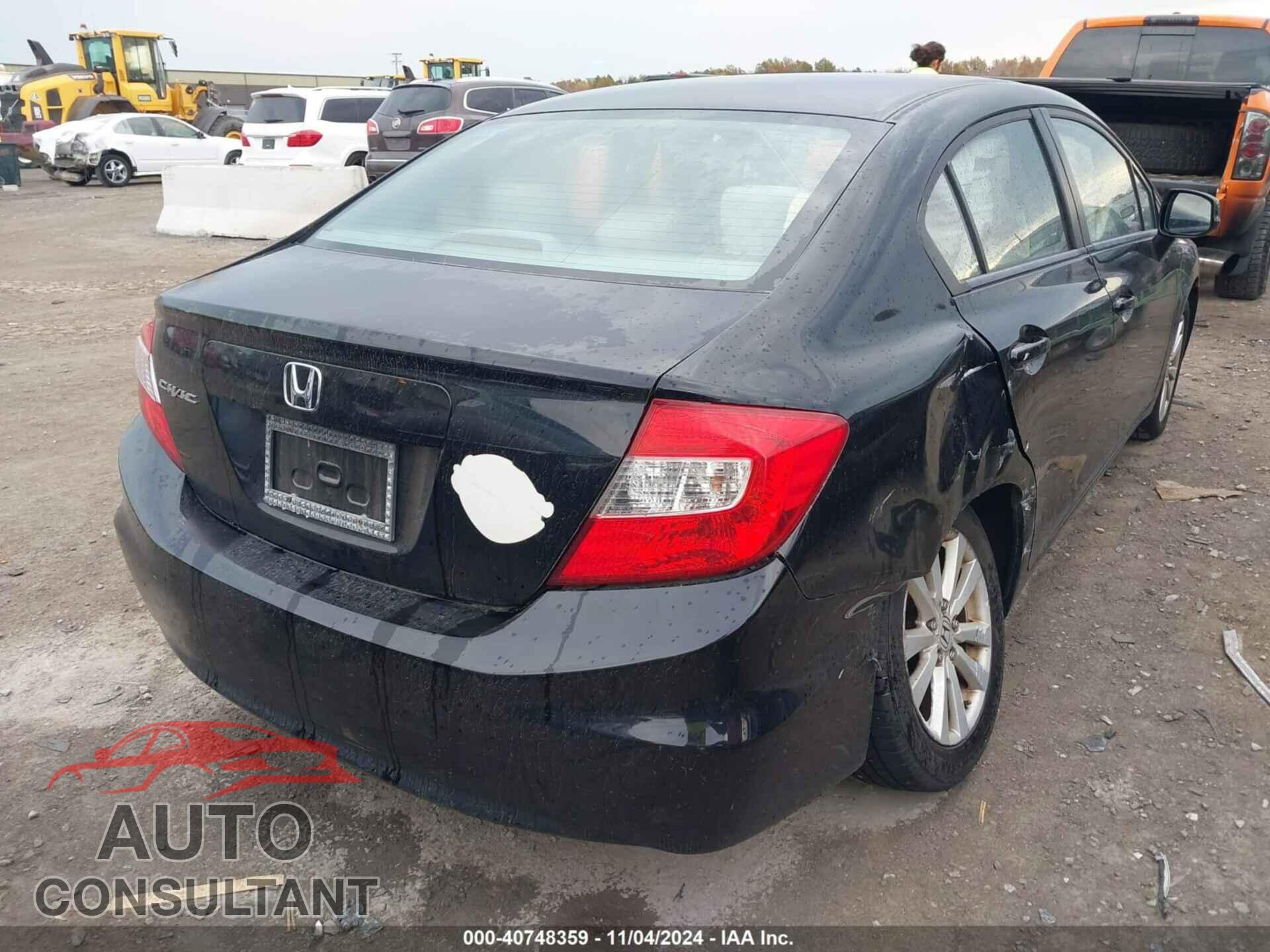 HONDA CIVIC 2012 - 19XFB2F80CE056593