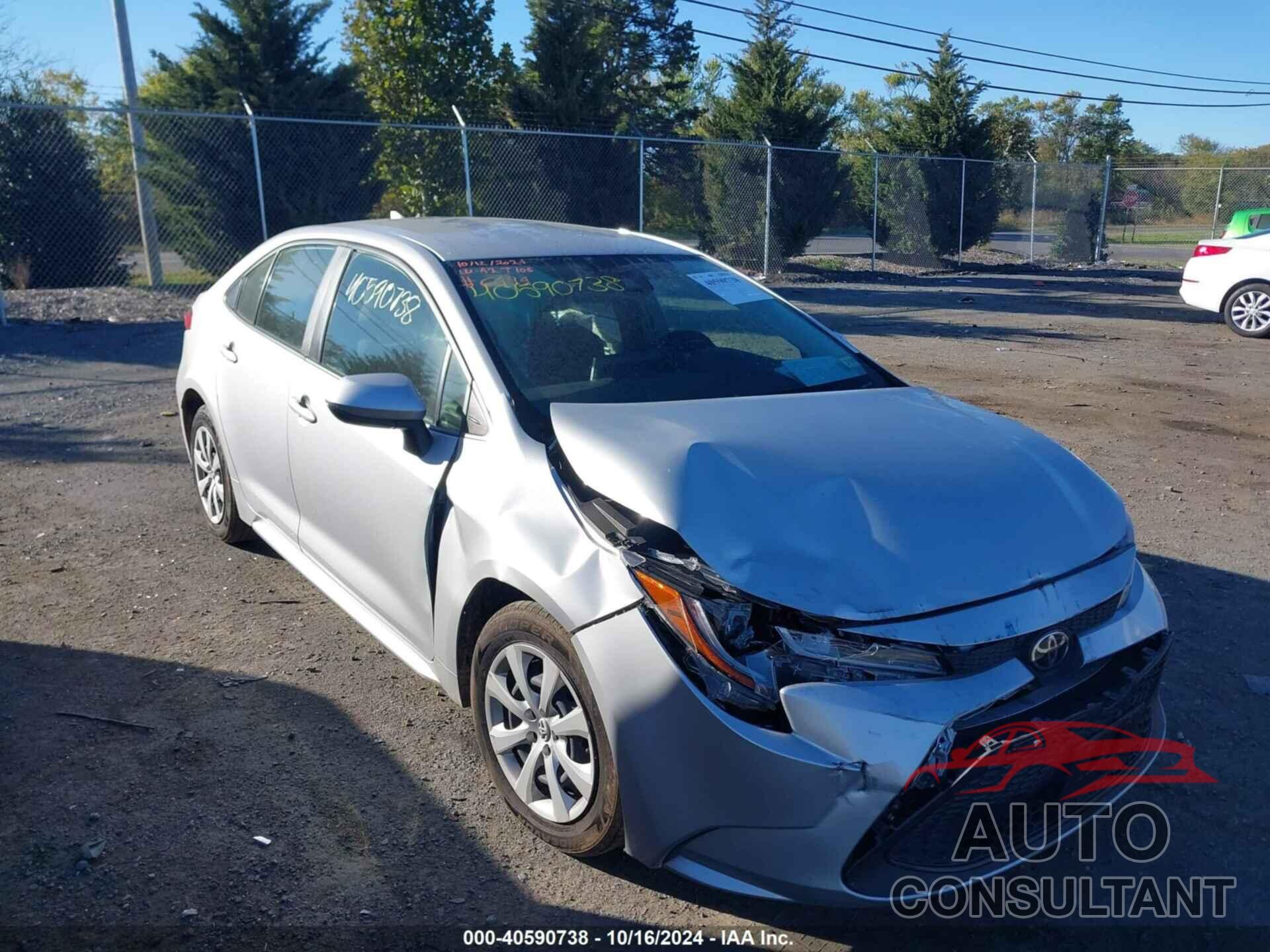 TOYOTA COROLLA 2021 - JTDEPMAE0MJ132680