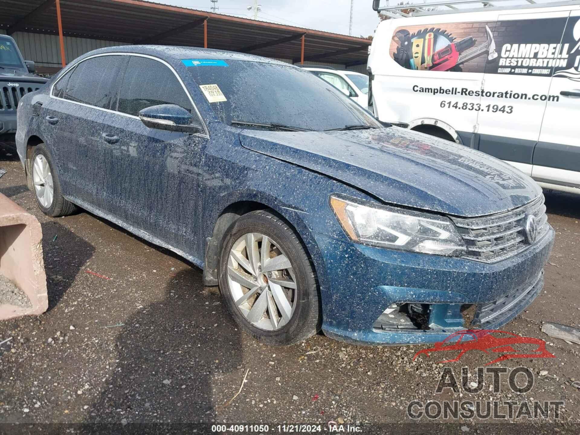 VOLKSWAGEN PASSAT 2018 - 1VWBA7A3XJC011284