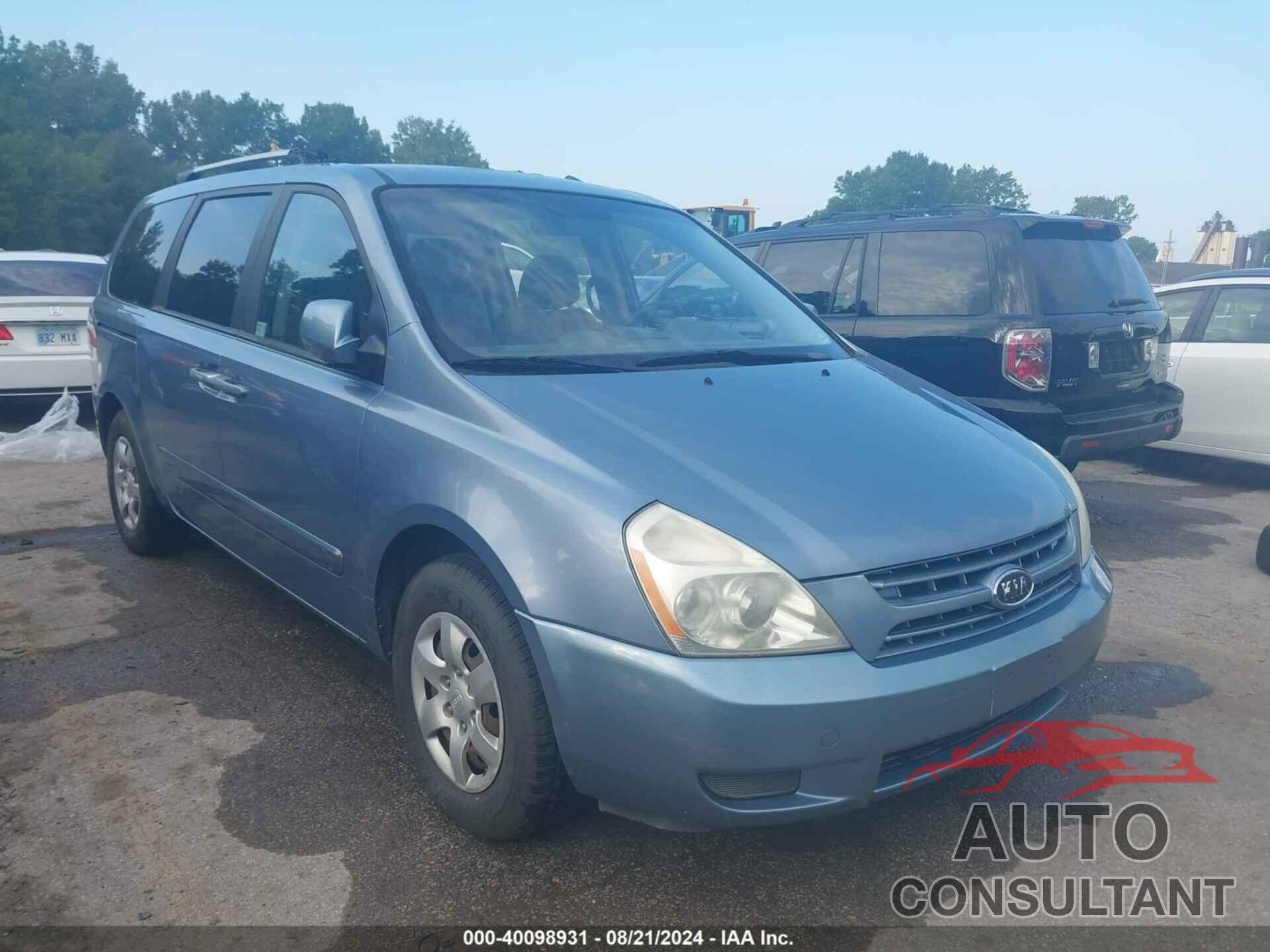 KIA SEDONA 2009 - KNDMB233496313625