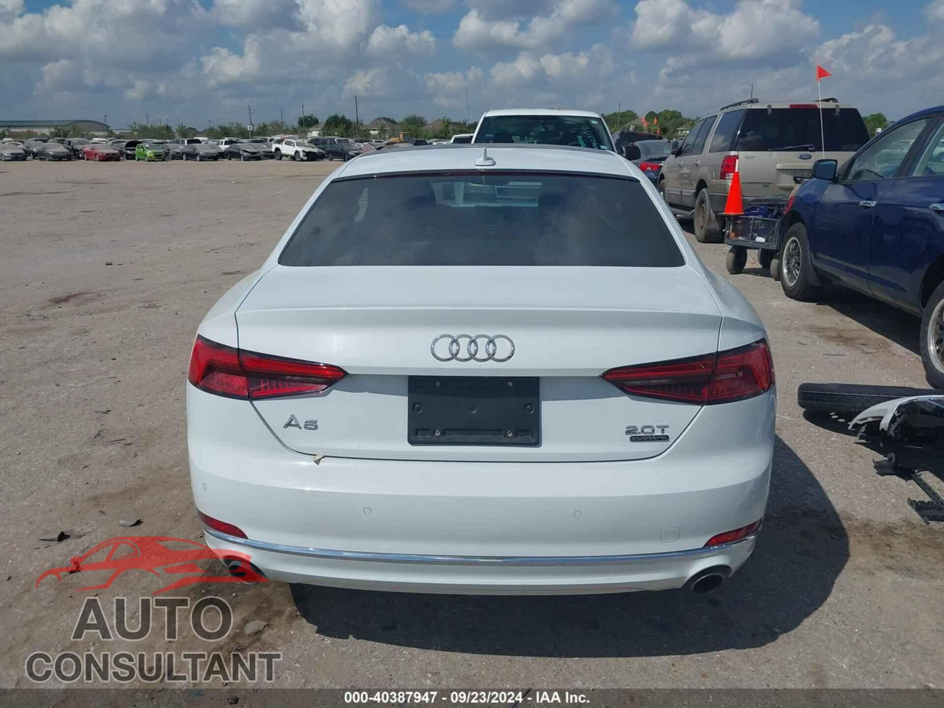 AUDI A5 2018 - WAUPNAF5XJA001237