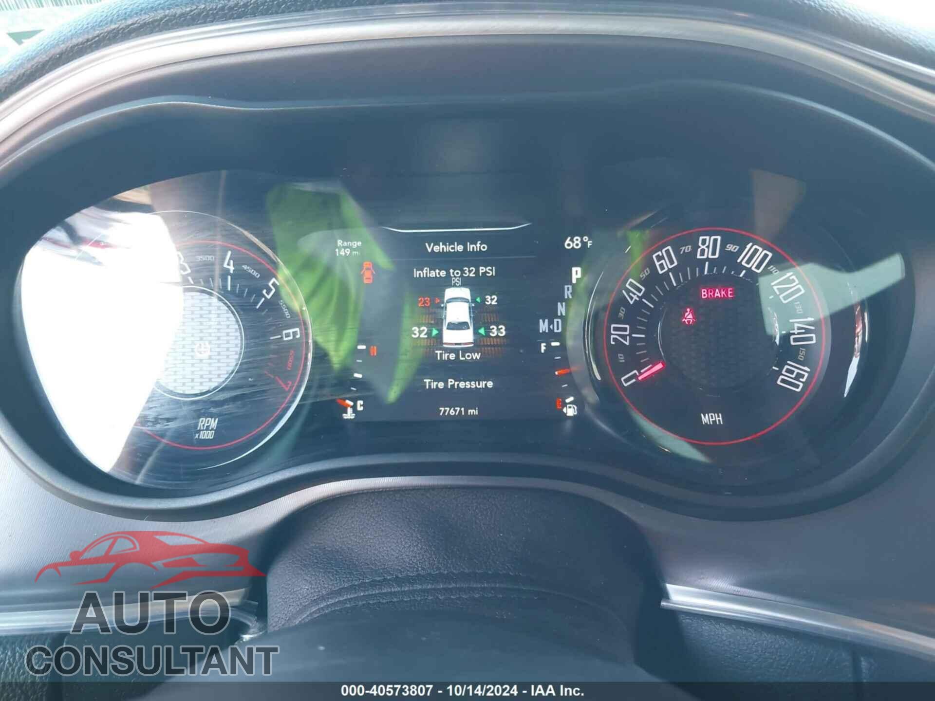 DODGE CHALLENGER 2019 - 2C3CDZAG7KH551305
