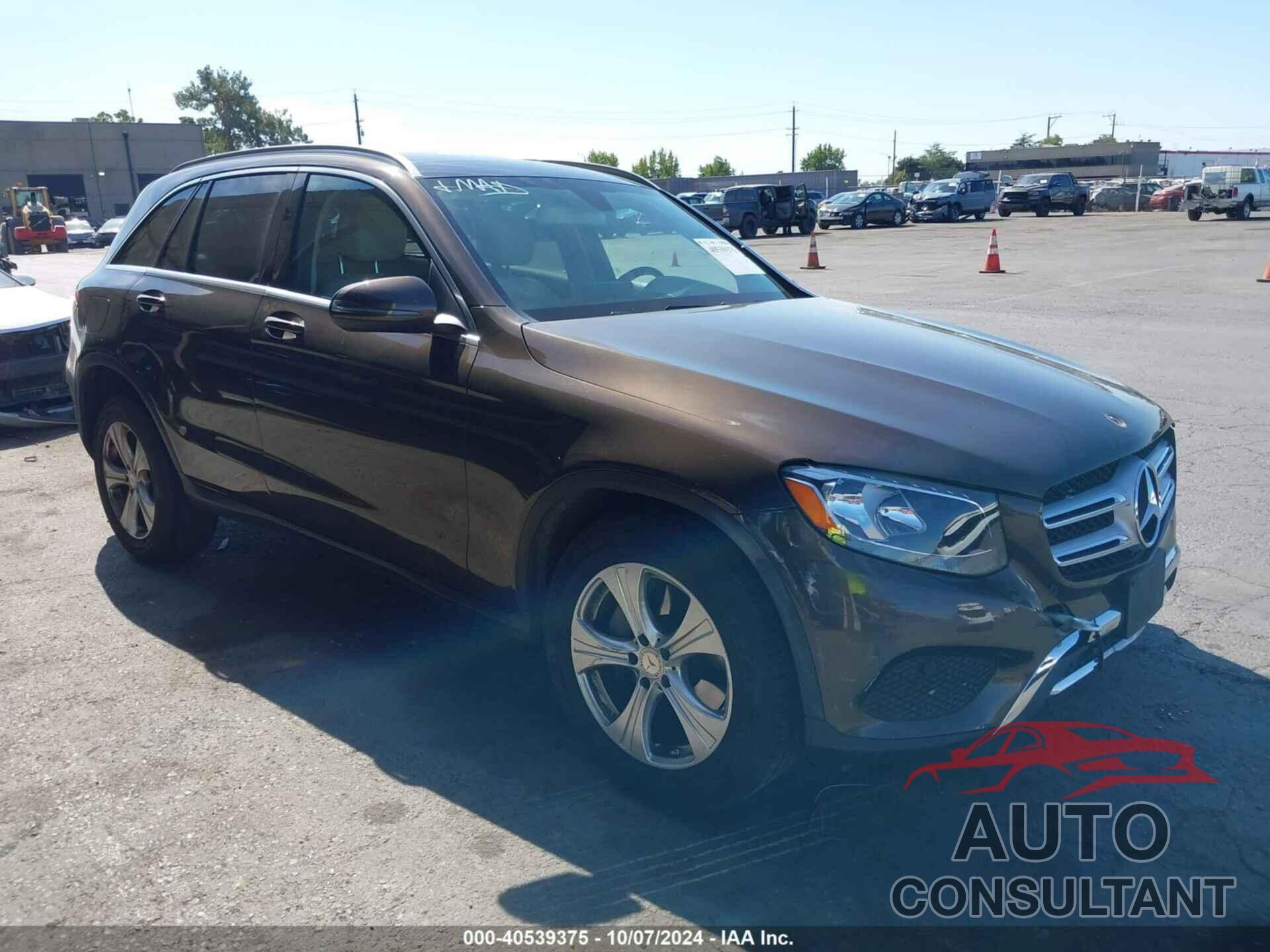 MERCEDES-BENZ GLC 300 2016 - WDC0G4JB6GF068534