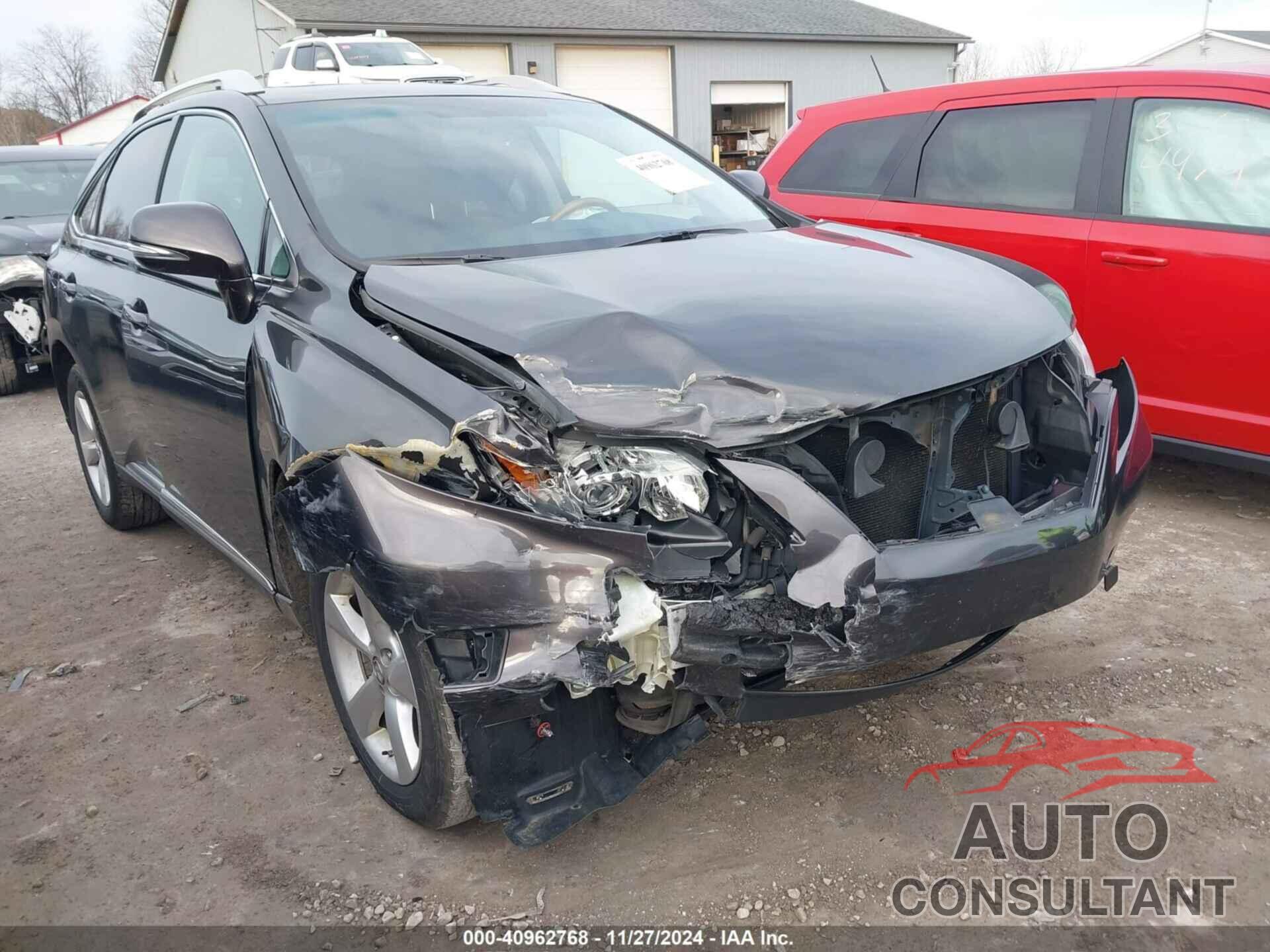 LEXUS RX 350 2010 - 2T2BK1BA8AC011491