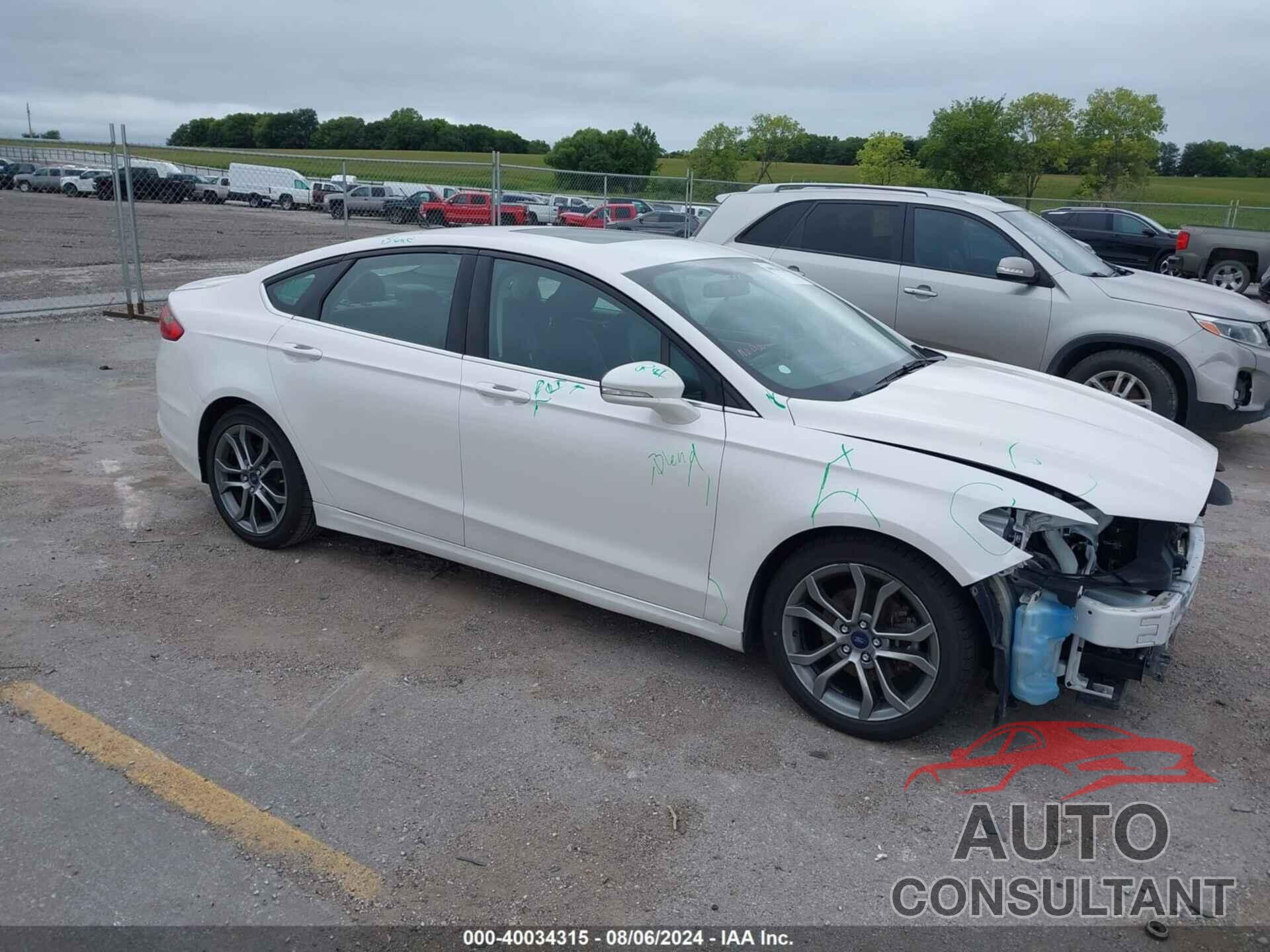 FORD FUSION 2017 - 3FA6P0HD1HR367326