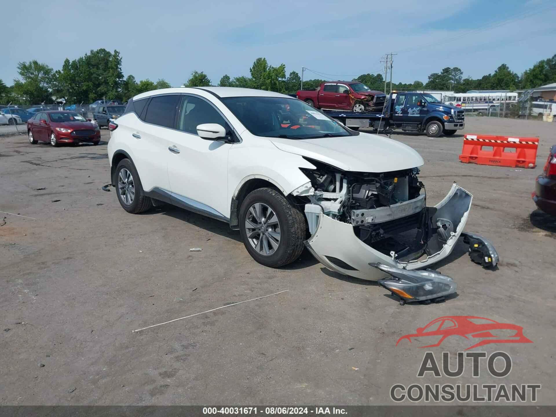 NISSAN MURANO 2018 - 5N1AZ2MH3JN181164