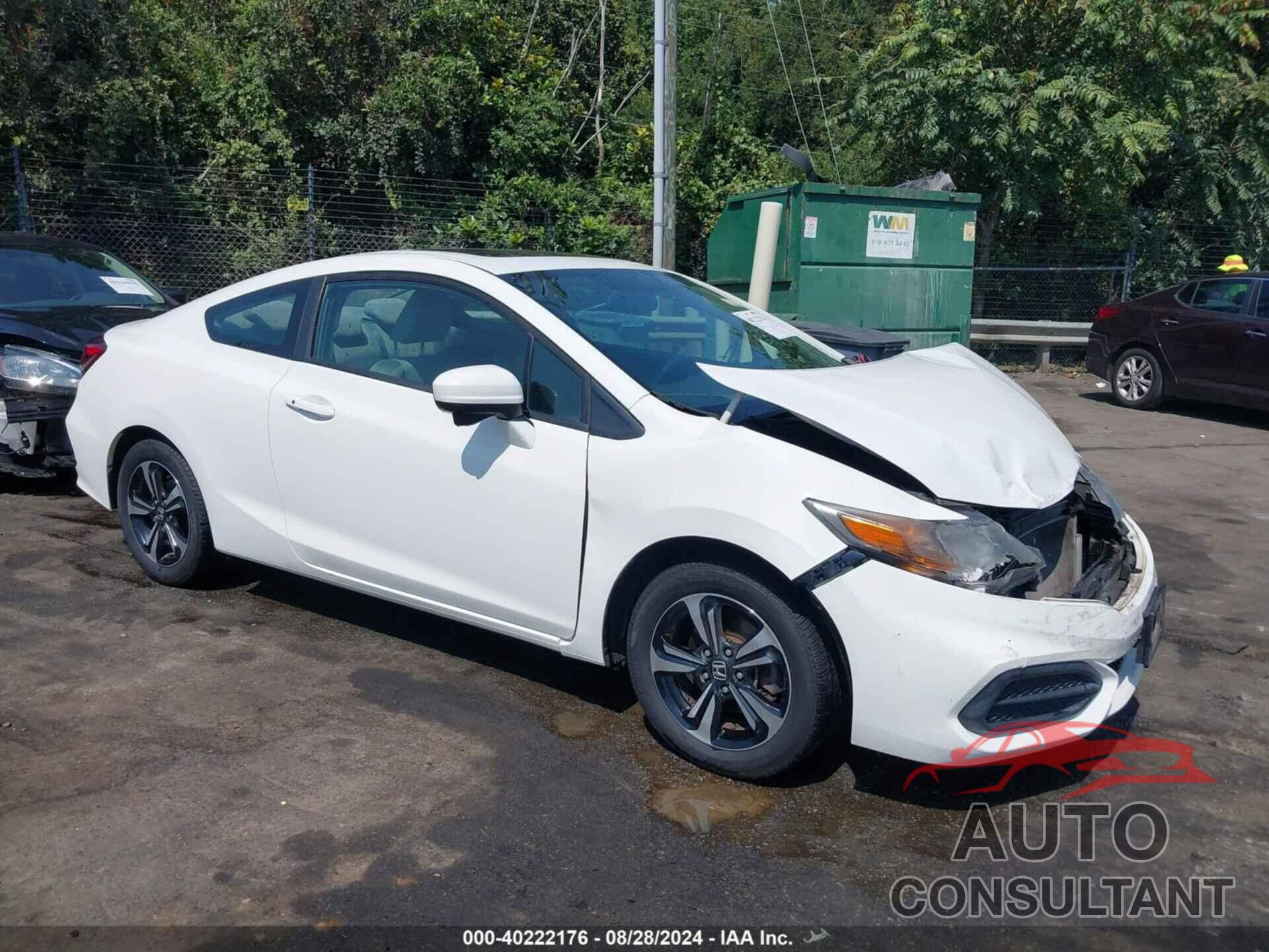 HONDA CIVIC 2015 - 2HGFG3B81FH522989