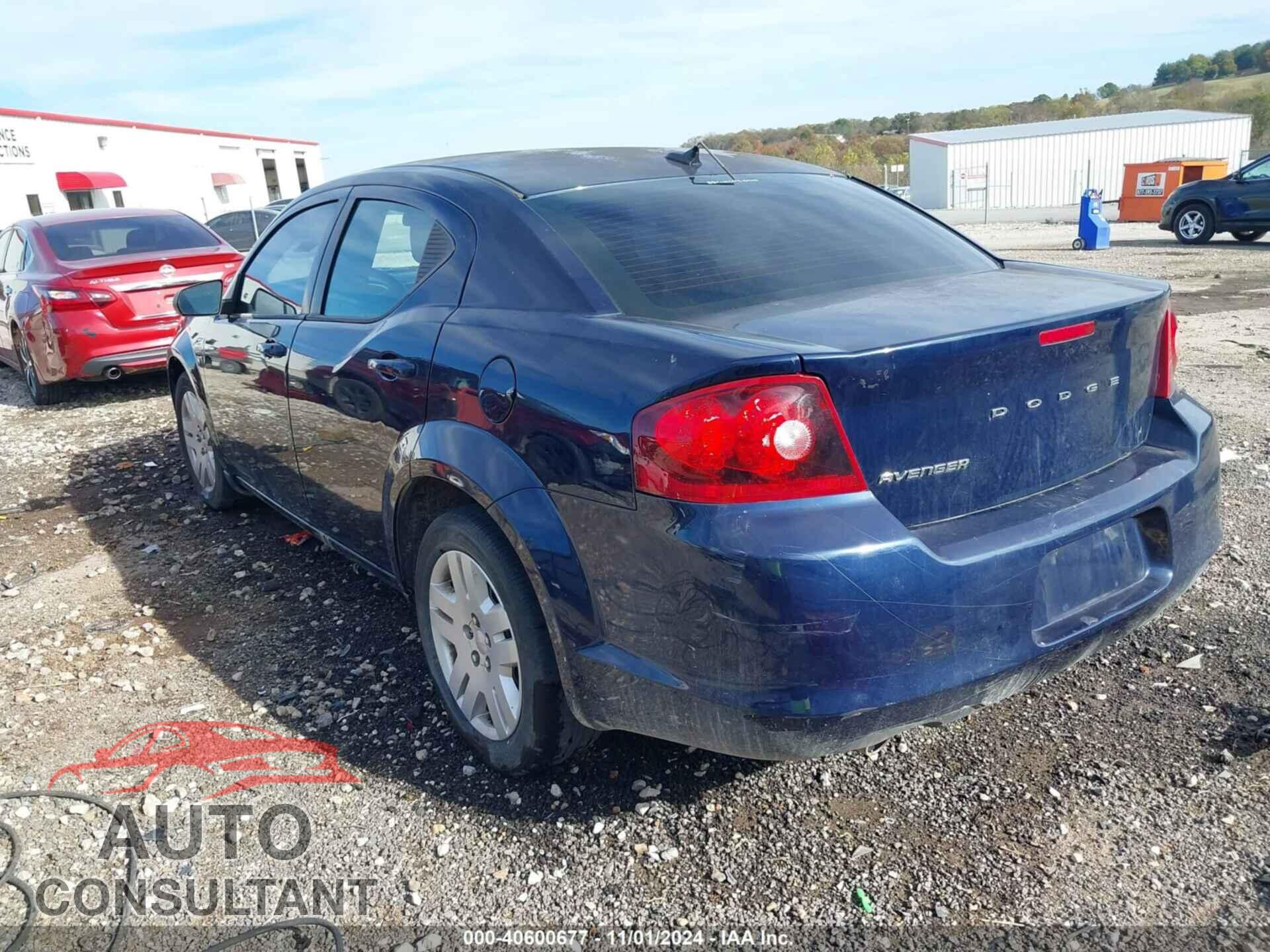 DODGE AVENGER 2013 - 1C3CDZAG4DN756798