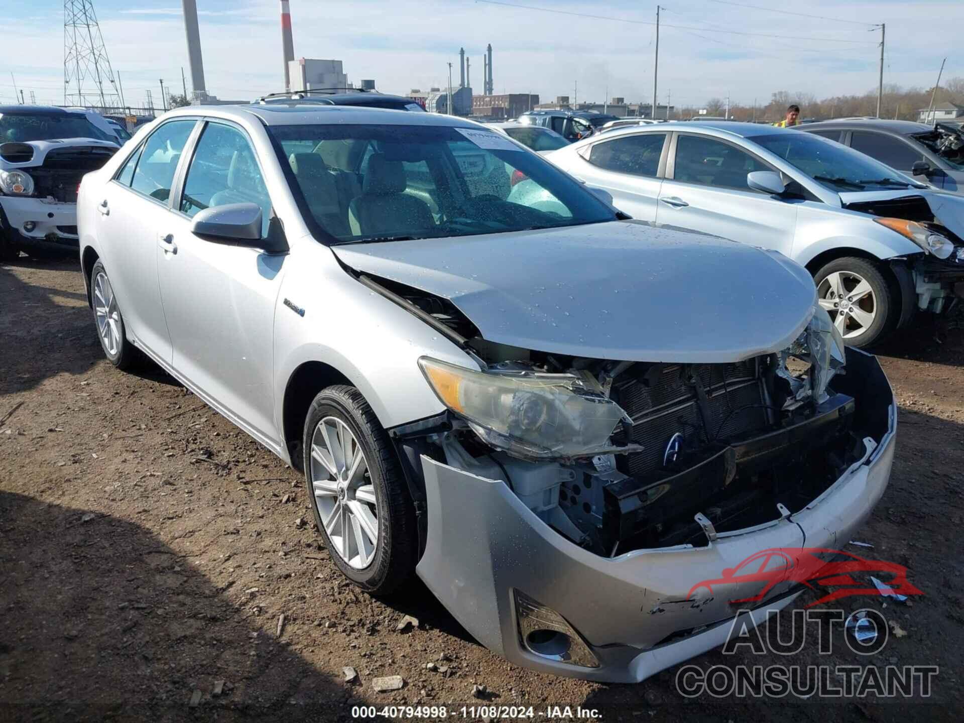 TOYOTA CAMRY HYBRID 2012 - 4T1BD1FK1CU047073