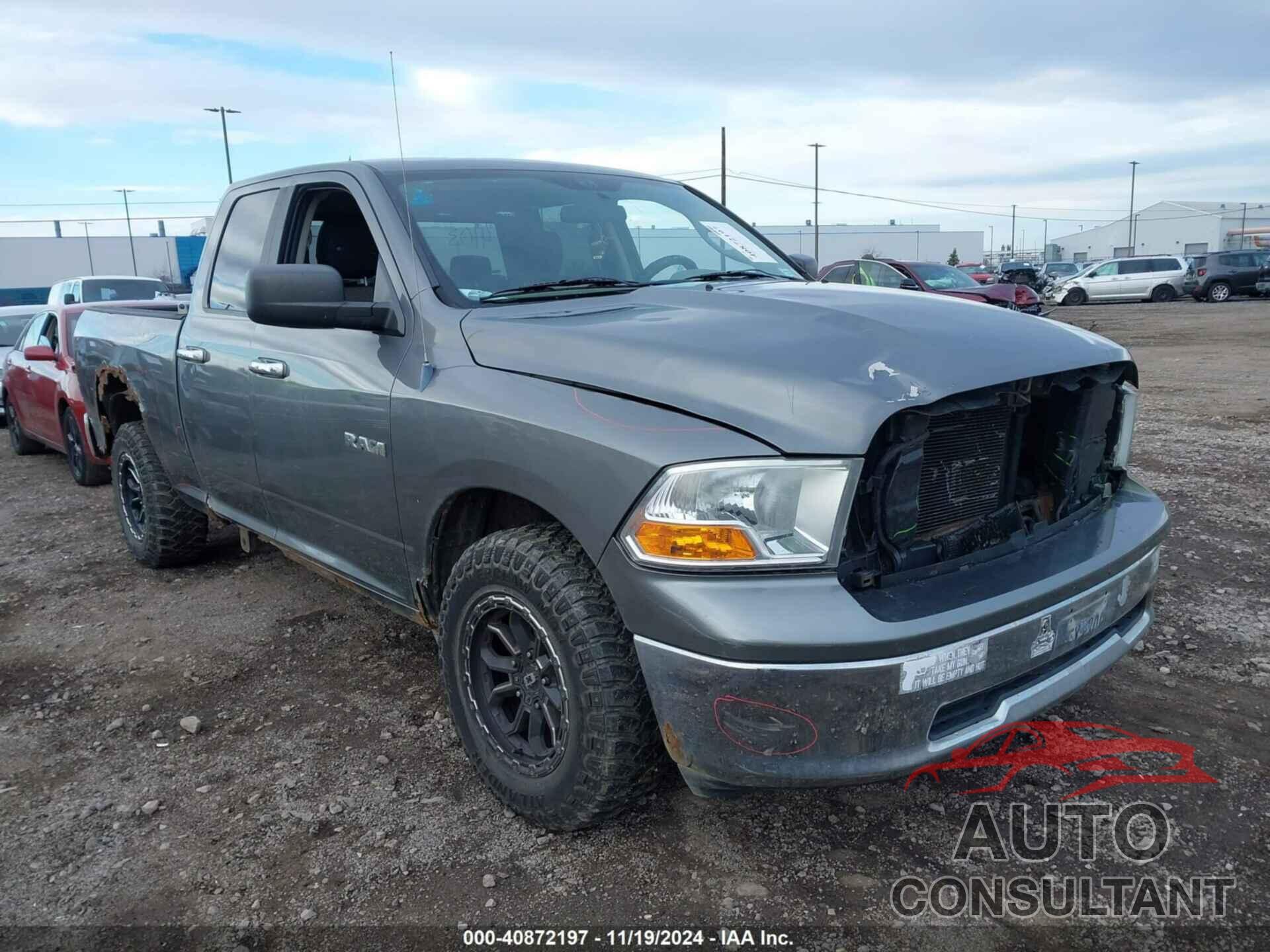 DODGE RAM 1500 2010 - 1D7RV1GP3AS171290