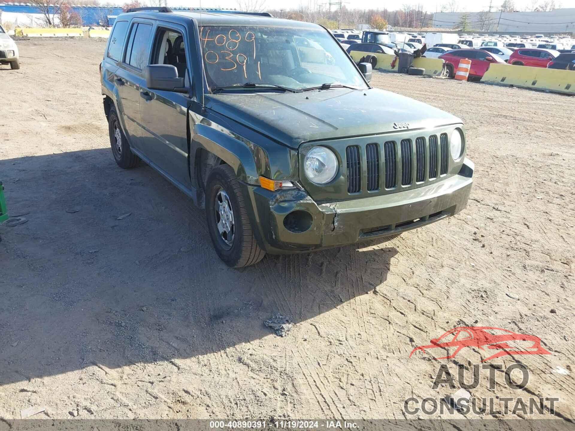 JEEP PATRIOT 2009 - 1J4FF28B19D182947