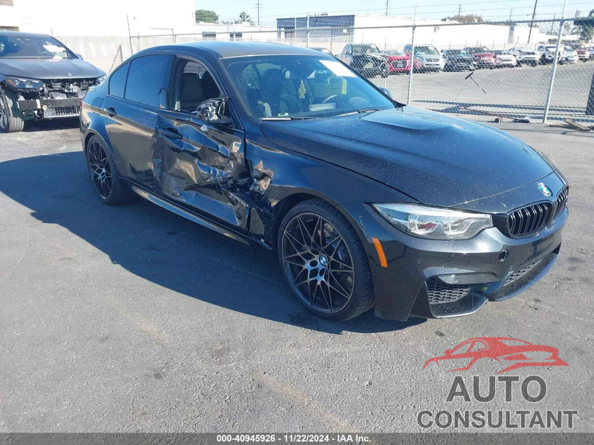 BMW M3 2018 - WBS8M9C57J5J78245