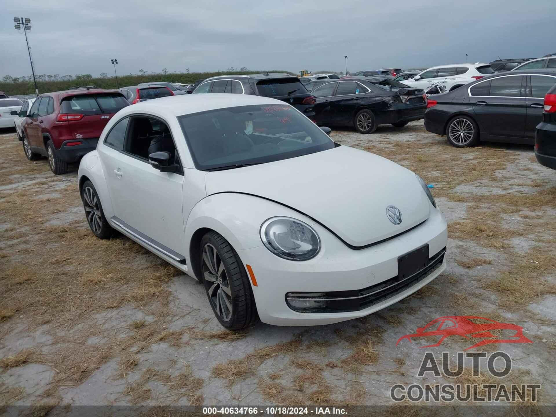 VOLKSWAGEN BEETLE 2012 - 3VWVA7ATXCM642146