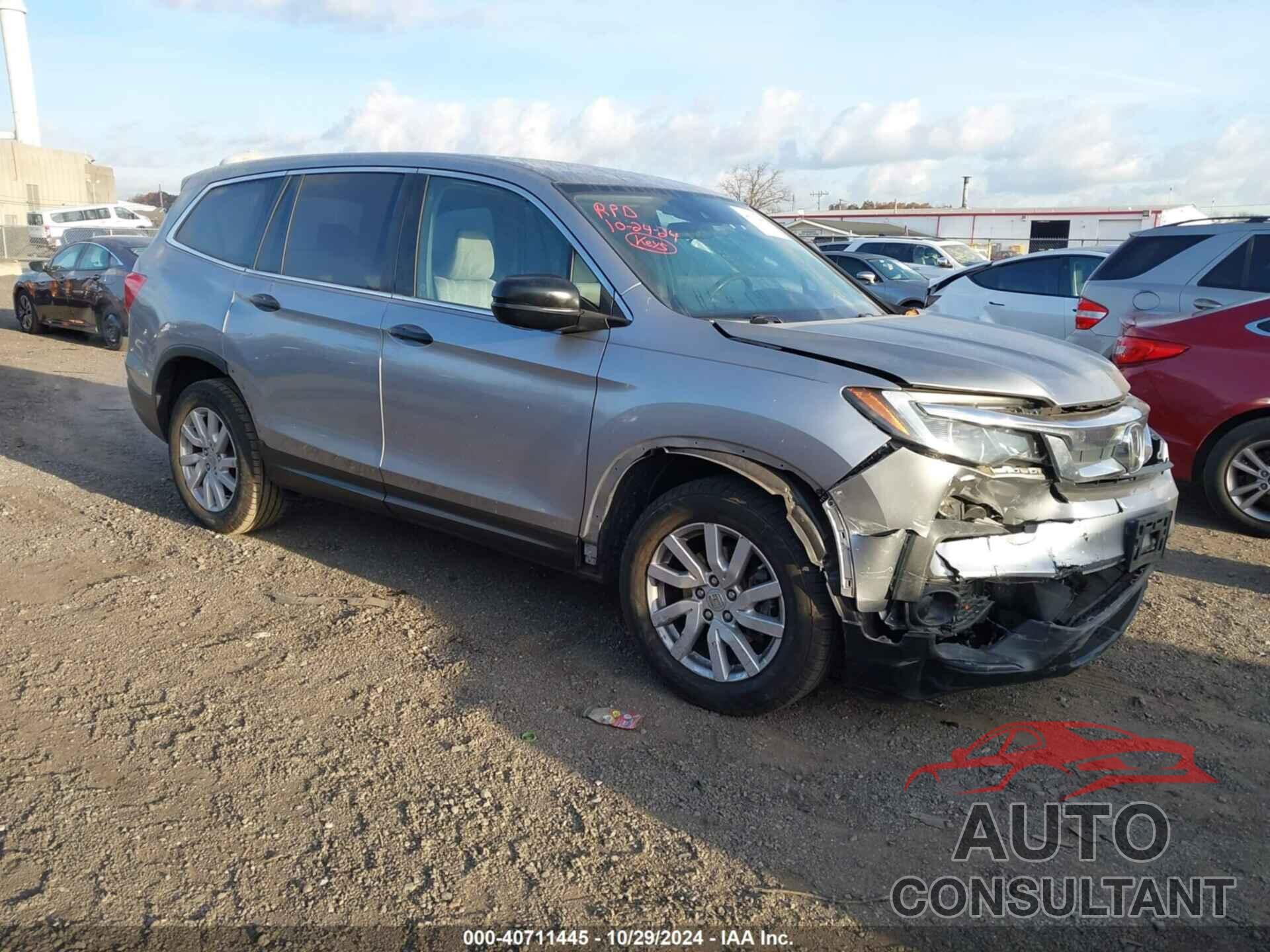 HONDA PILOT 2019 - 5FNYF6H15KB026552