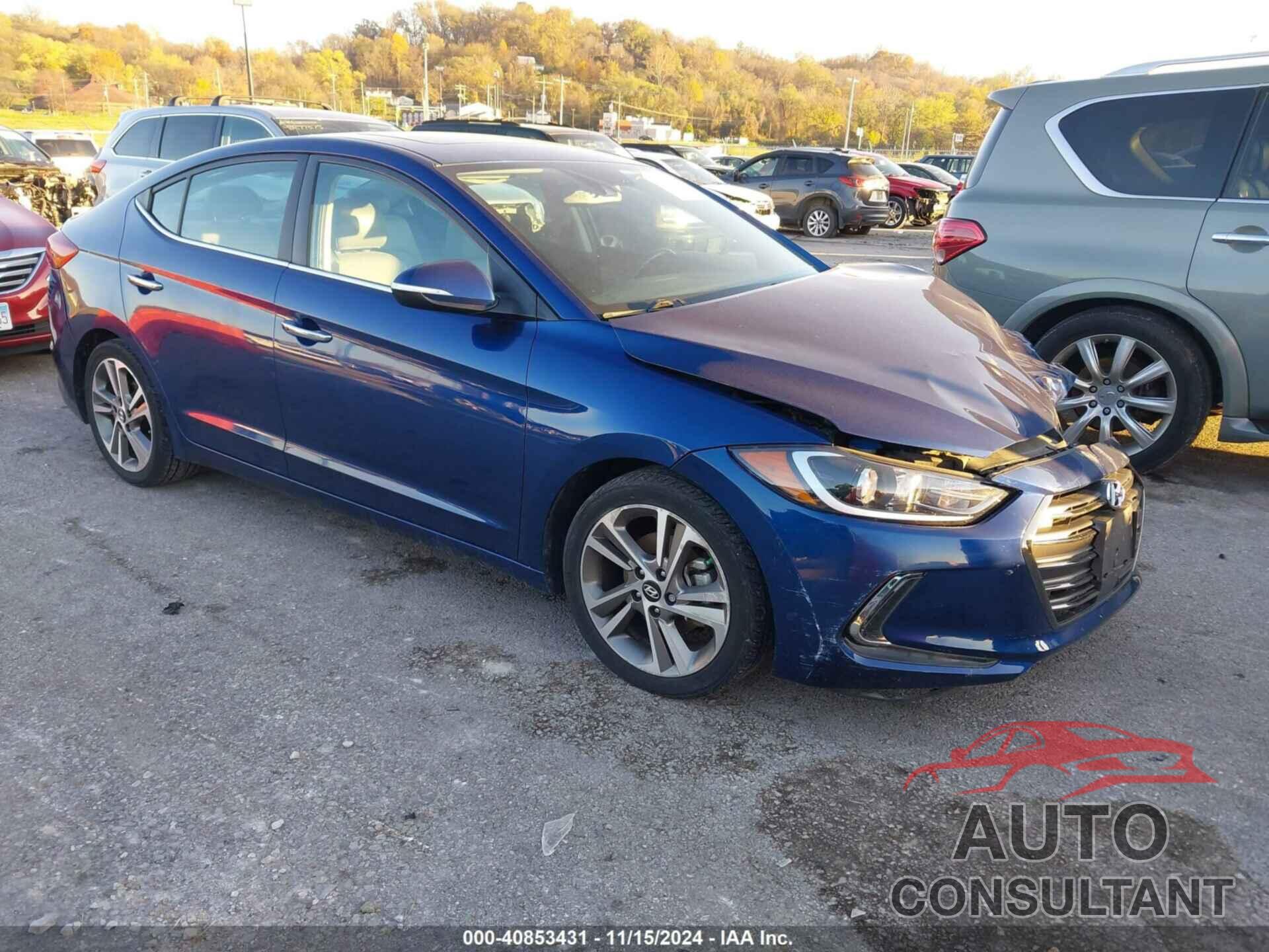 HYUNDAI ELANTRA 2017 - 5NPD84LF4HH051159