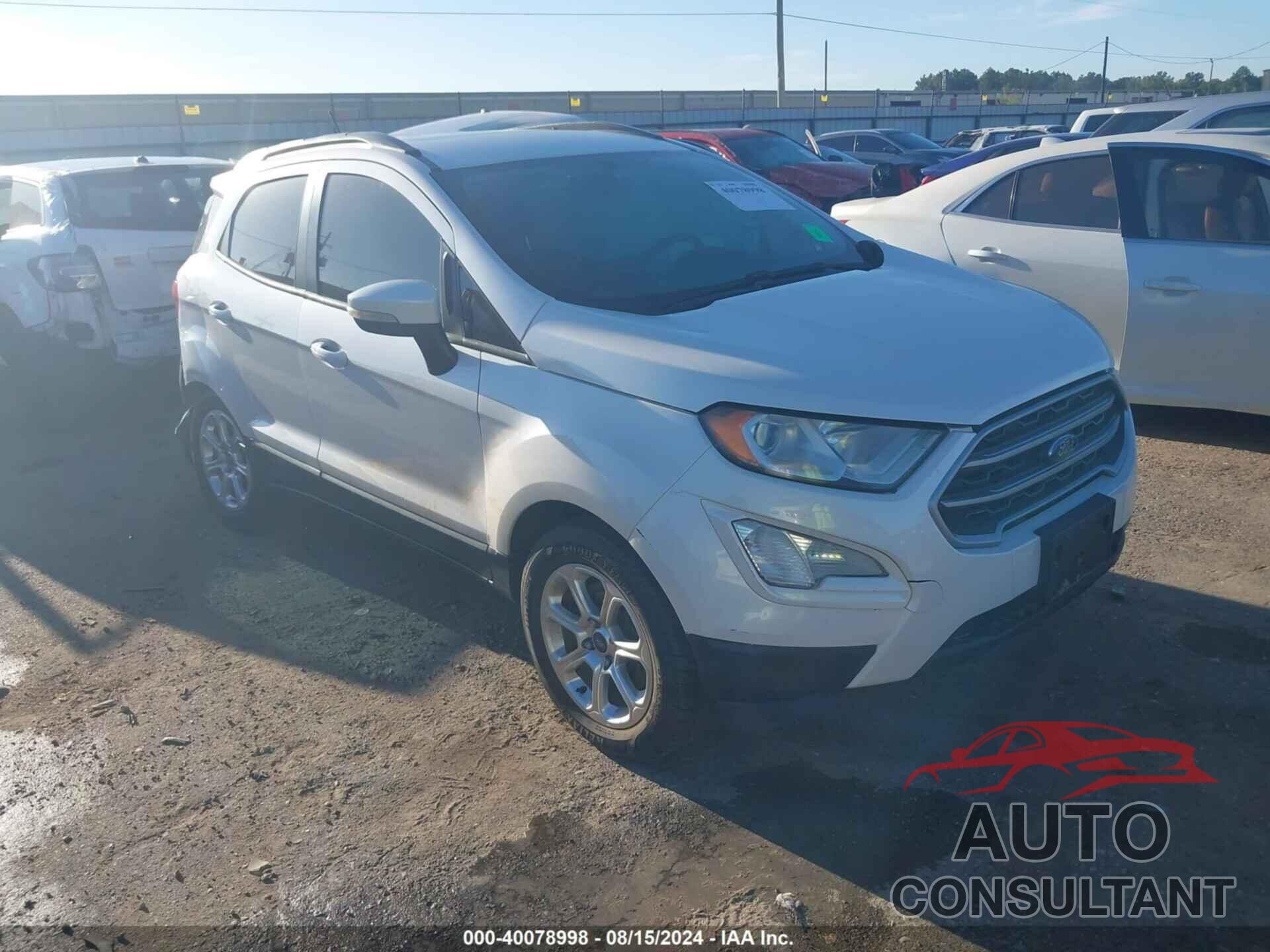 FORD ECOSPORT 2018 - MAJ6P1ULXJC162806