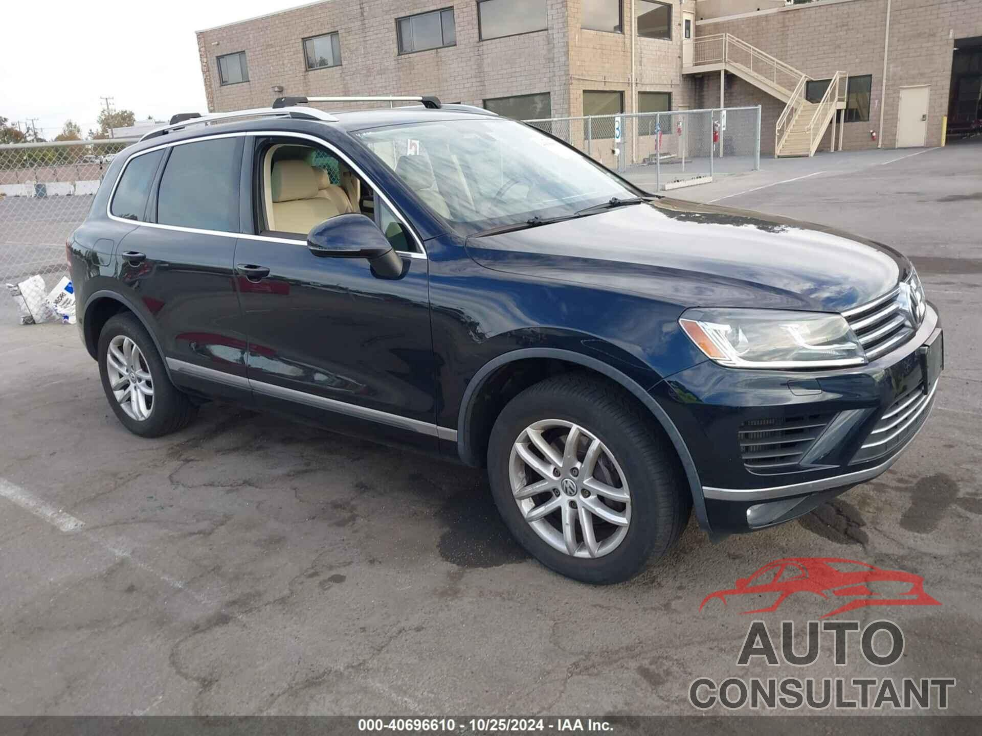 VOLKSWAGEN TOUAREG 2016 - WVGEP9BP1GD006534