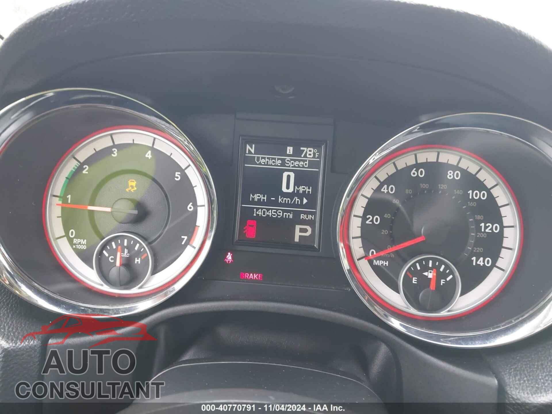 DODGE DURANGO 2012 - 1C4RDHDG1CC204729