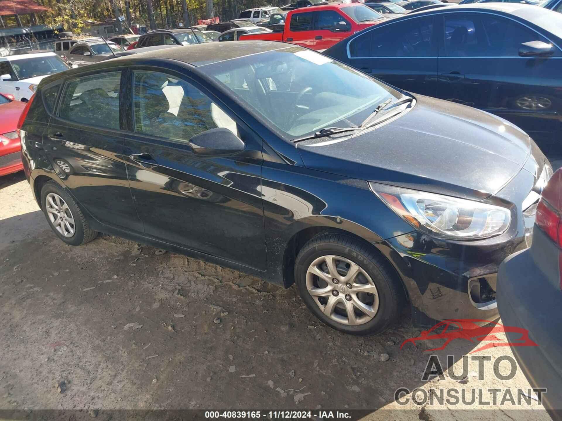 HYUNDAI ACCENT 2013 - KMHCT5AE7DU083545