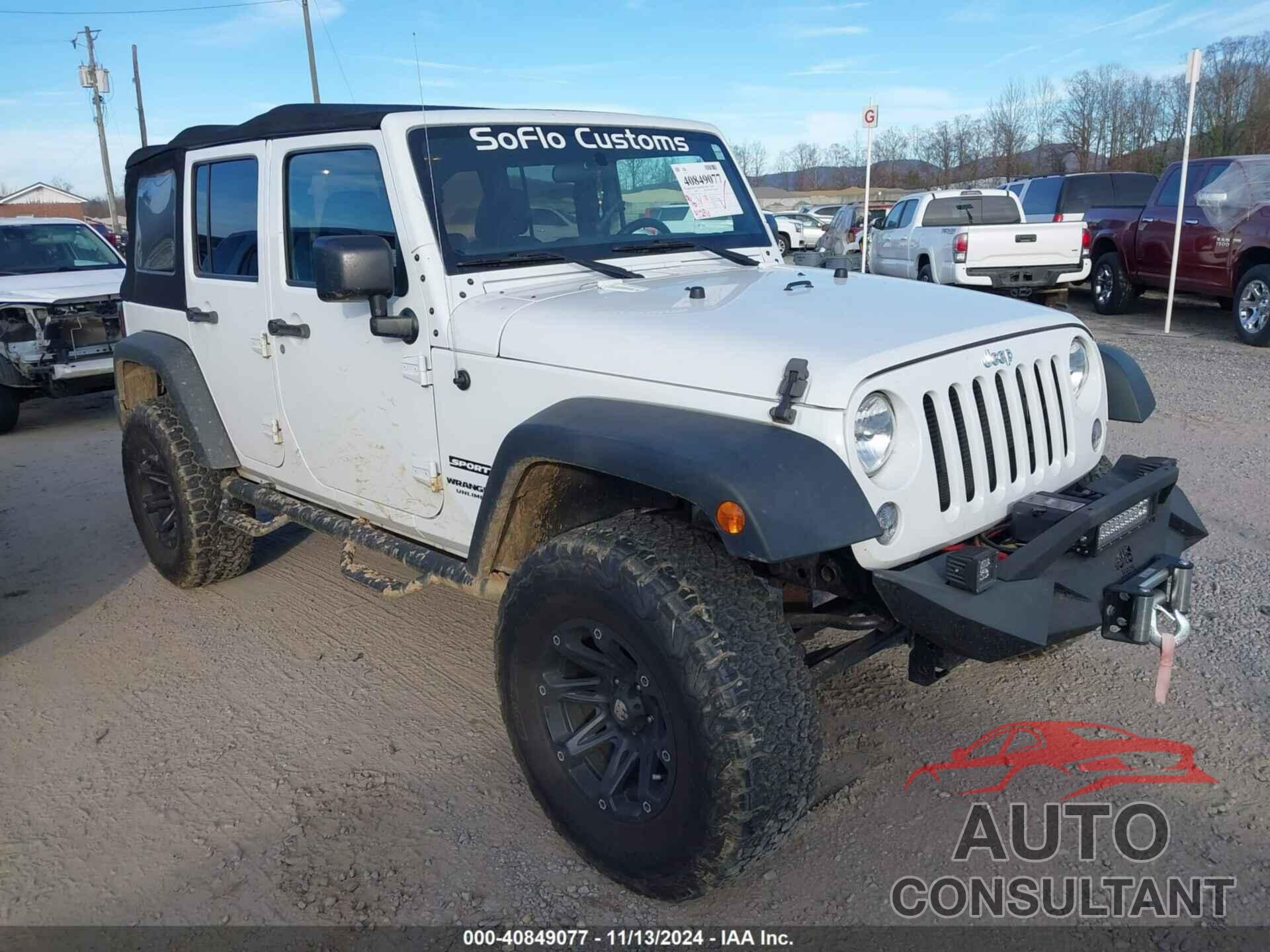 JEEP WRANGLER UNLIMITED 2016 - 1C4BJWDG9GL242861