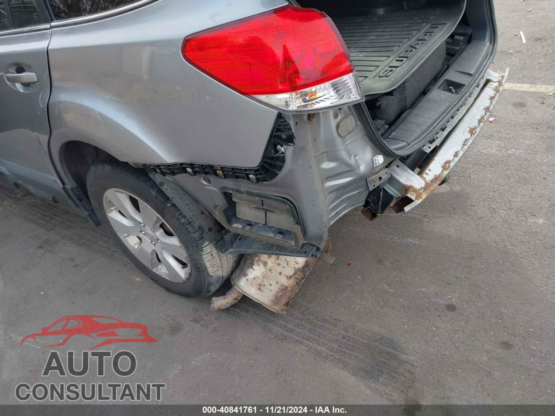 SUBARU OUTBACK 2011 - 4S4BRBCC5B3332562