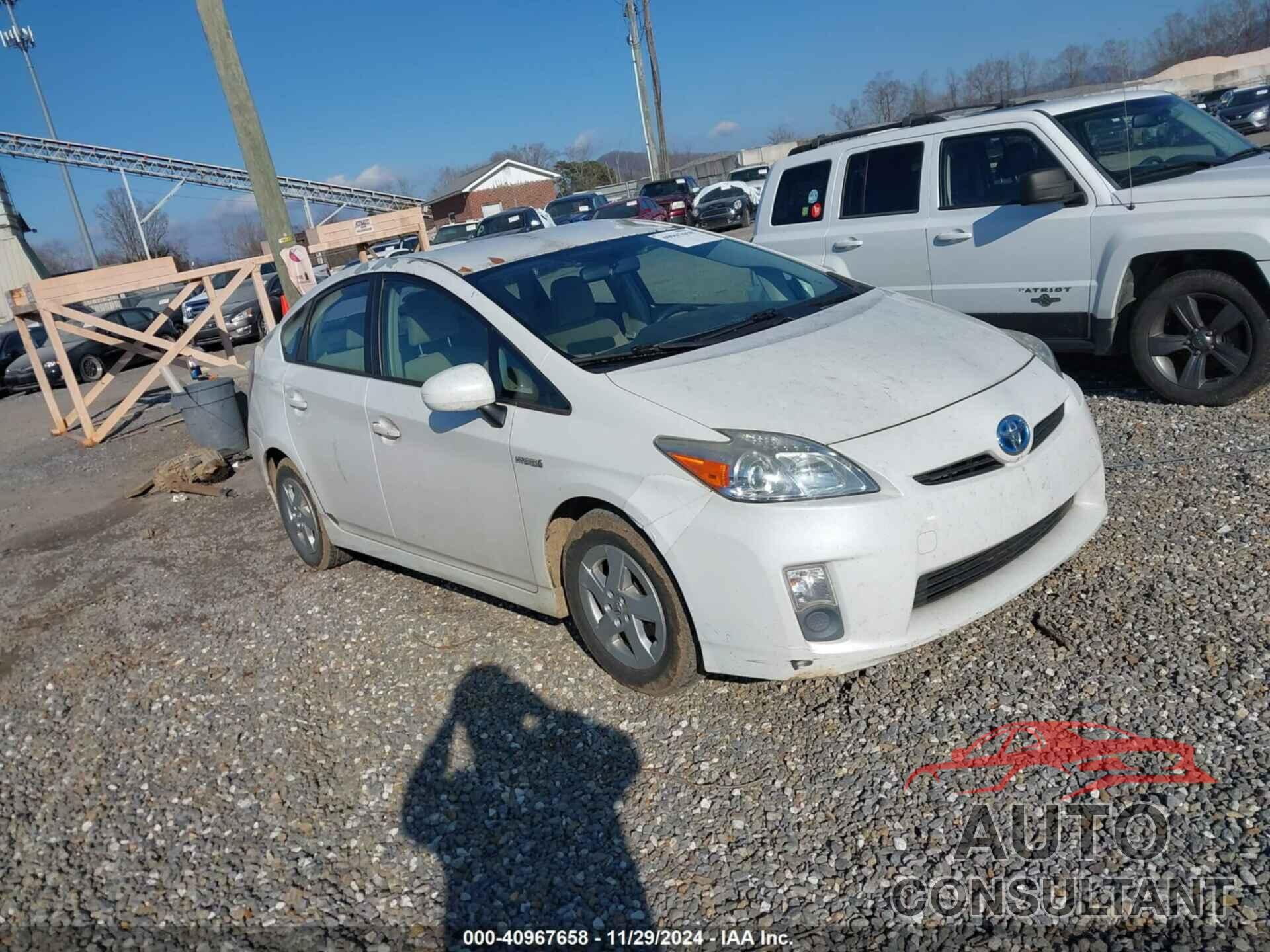 TOYOTA PRIUS 2010 - JTDKN3DU3A0165776