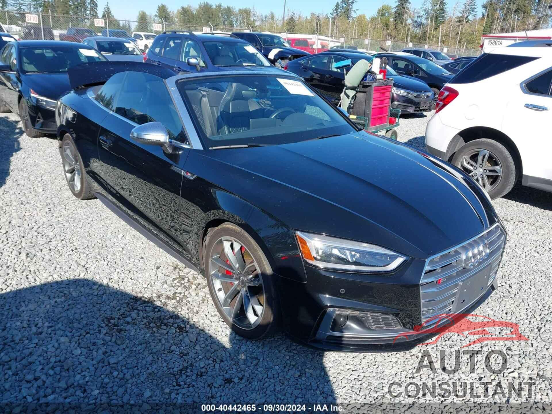 AUDI S5 2018 - WAU24GF53JN001959