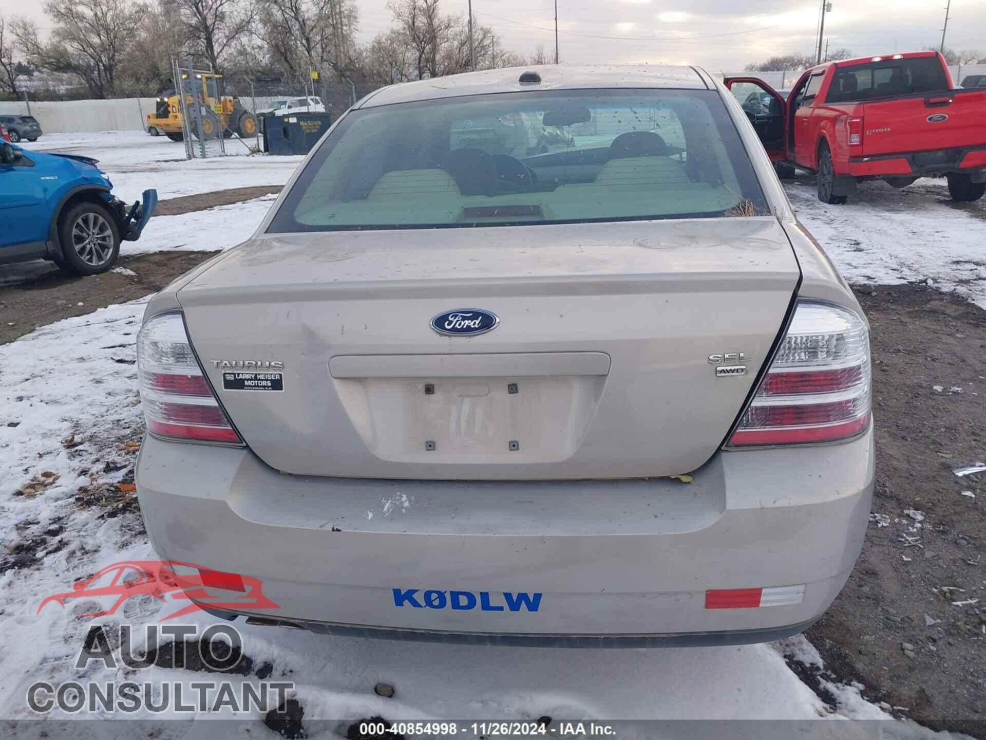 FORD TAURUS 2009 - 1FAHP27W89G121776