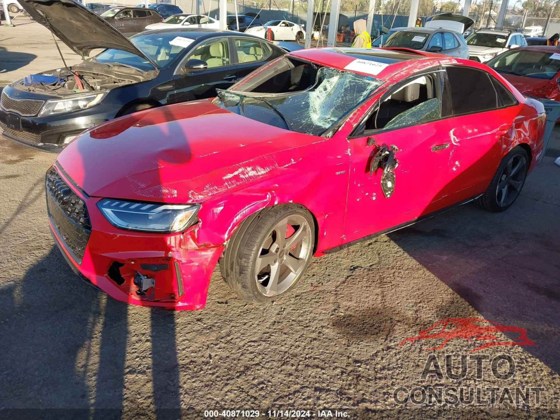 AUDI A4 2024 - WAUEAAF40RN005277