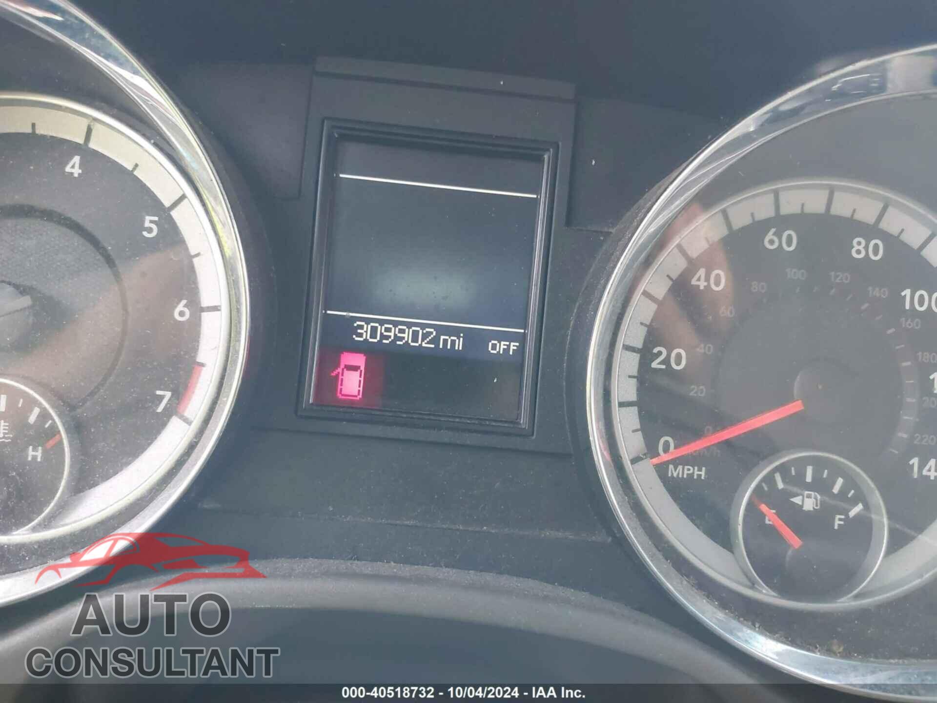 DODGE DURANGO 2011 - 1D4RD2GG1BC742101