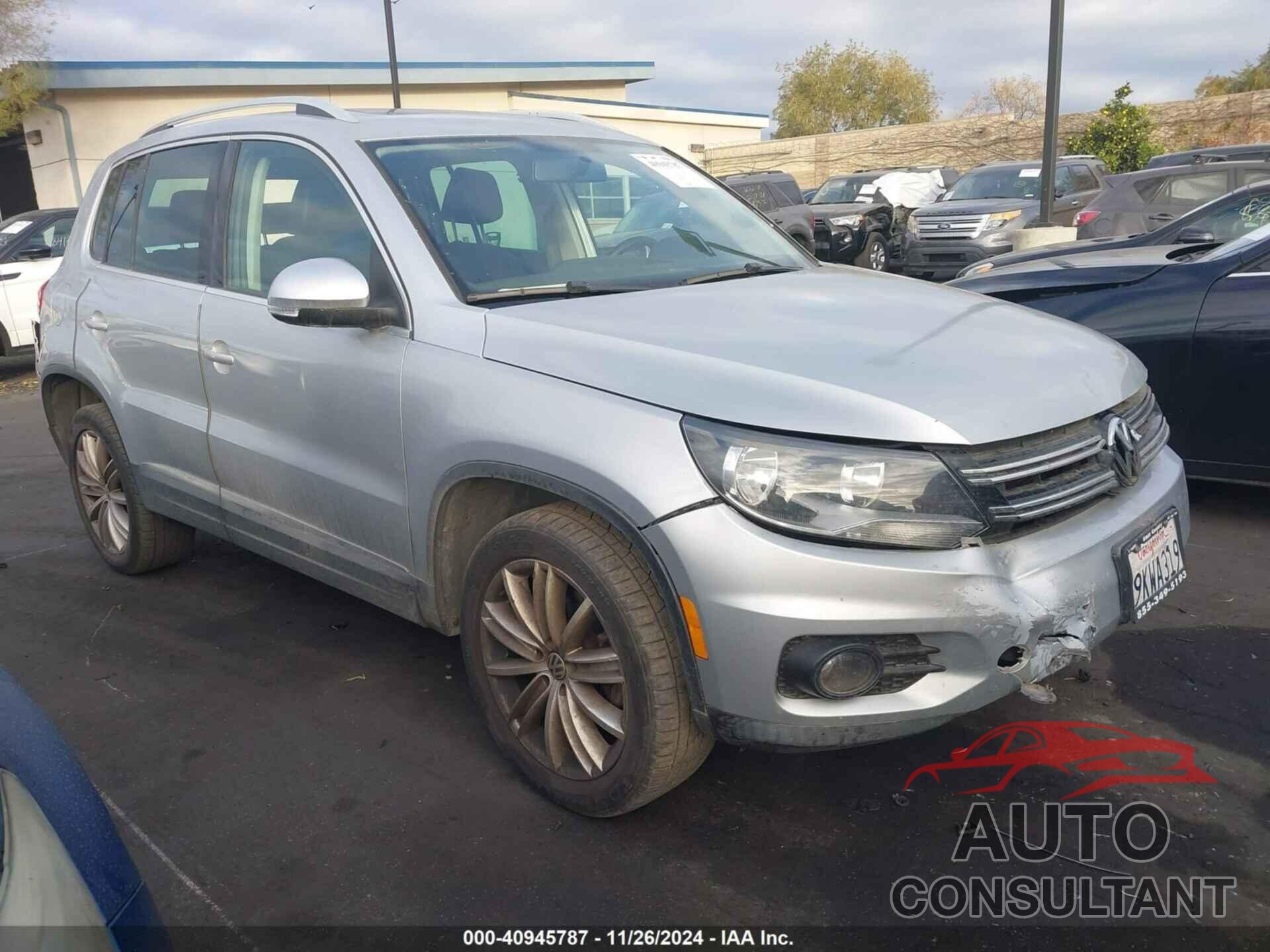 VOLKSWAGEN TIGUAN 2013 - WVGBV7AX9DW517035