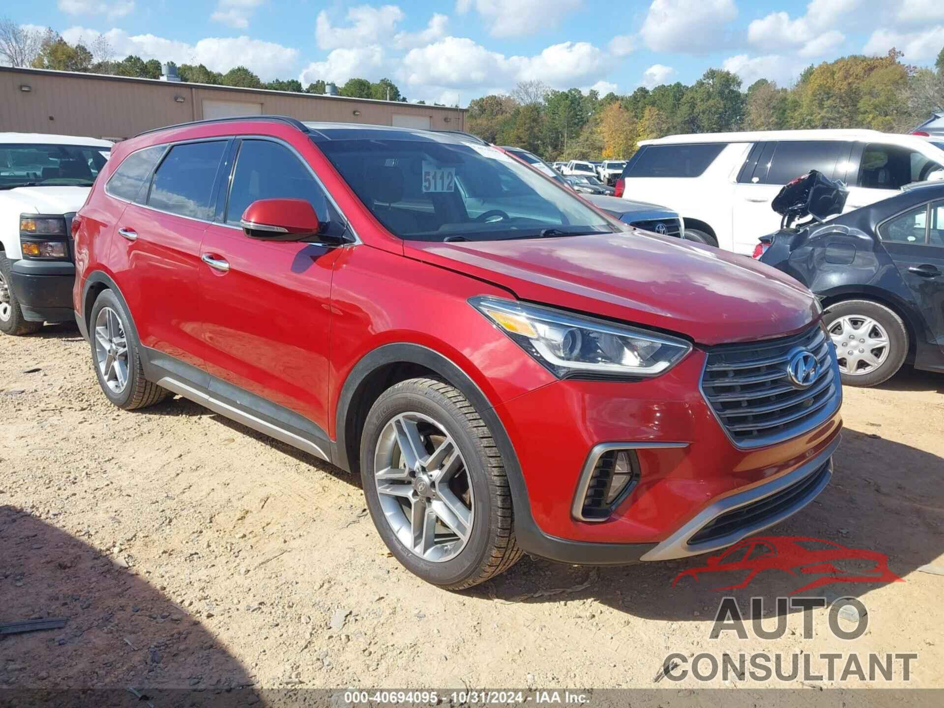 HYUNDAI SANTA FE 2017 - KM8SR4HFXHU242647