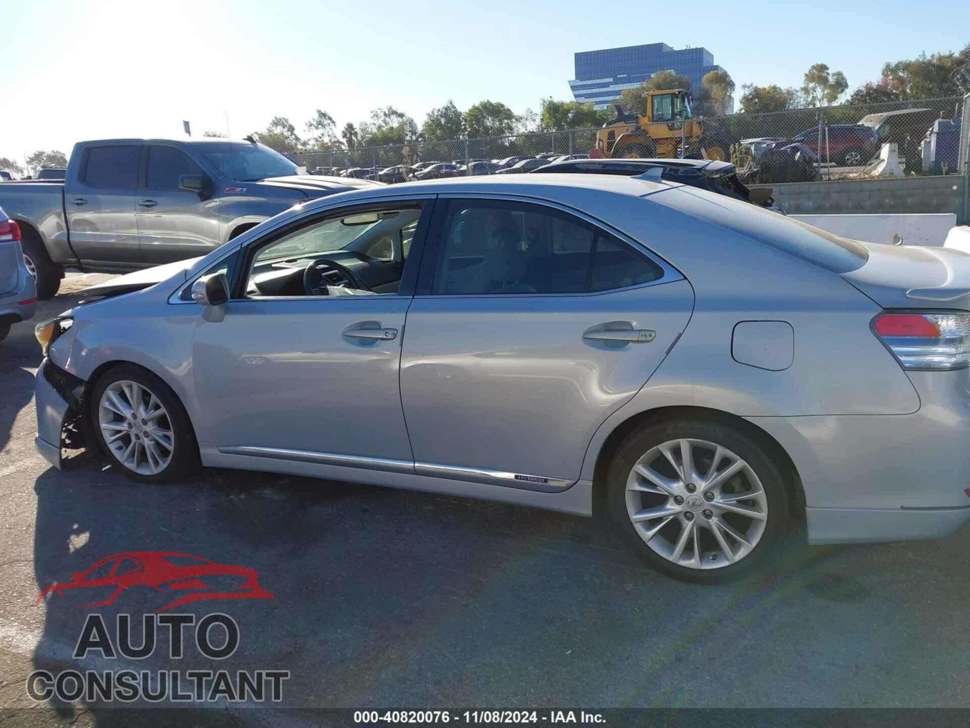 LEXUS HS 250H 2010 - JTHBB1BA6A2017159
