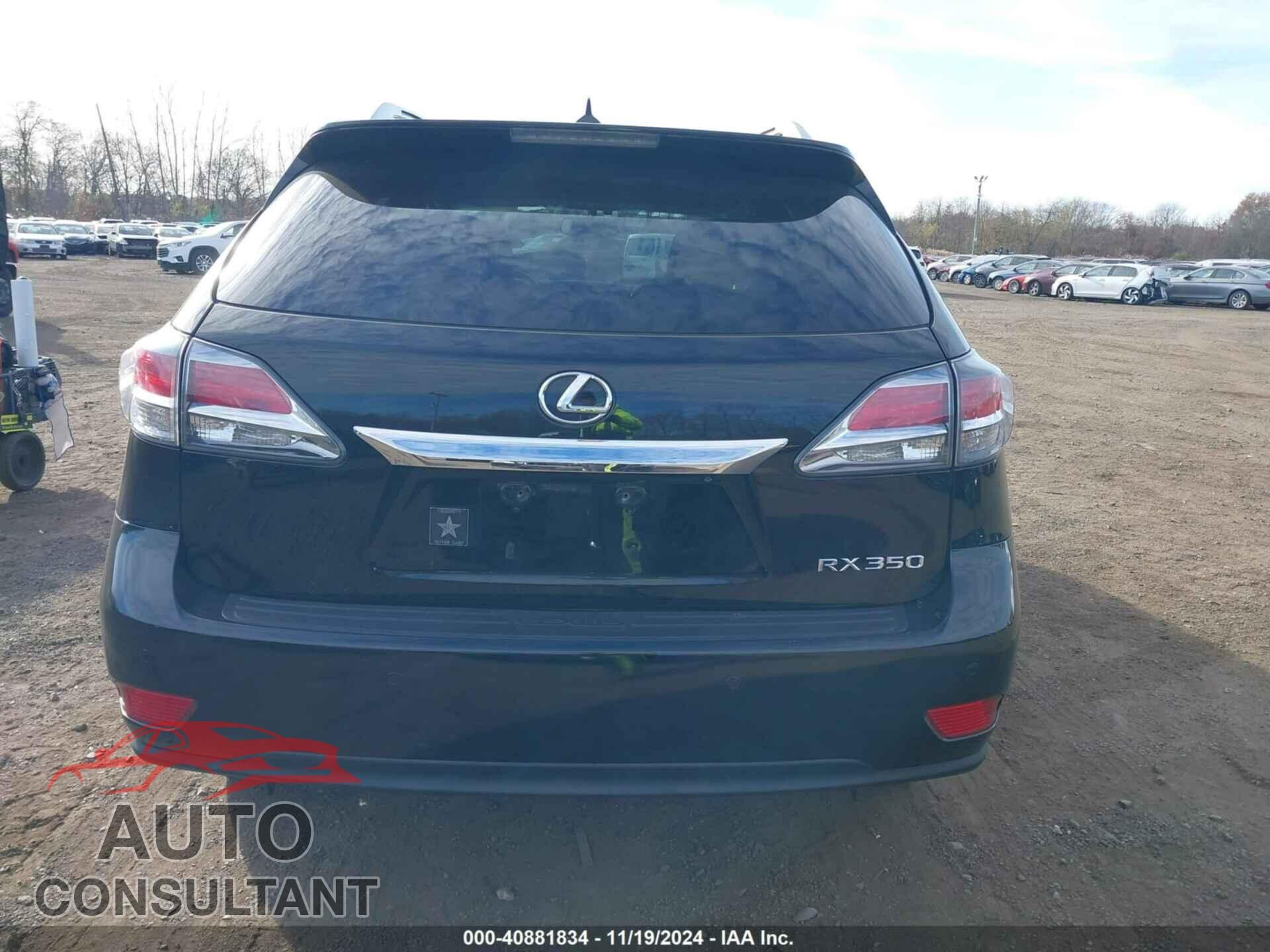 LEXUS RX 350 2013 - 2T2BK1BA3DC193797