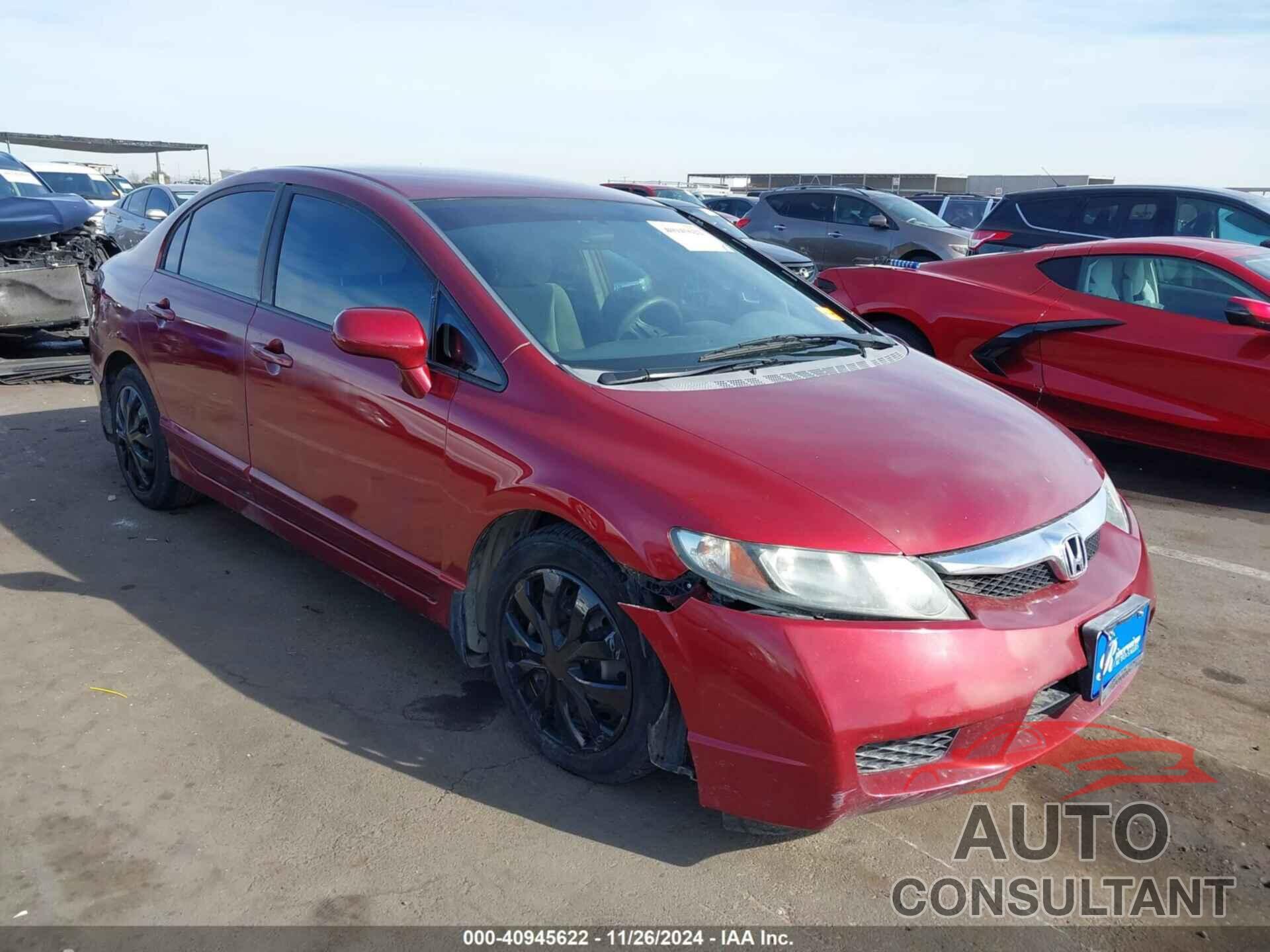HONDA CIVIC 2009 - 19XFA16579E021755
