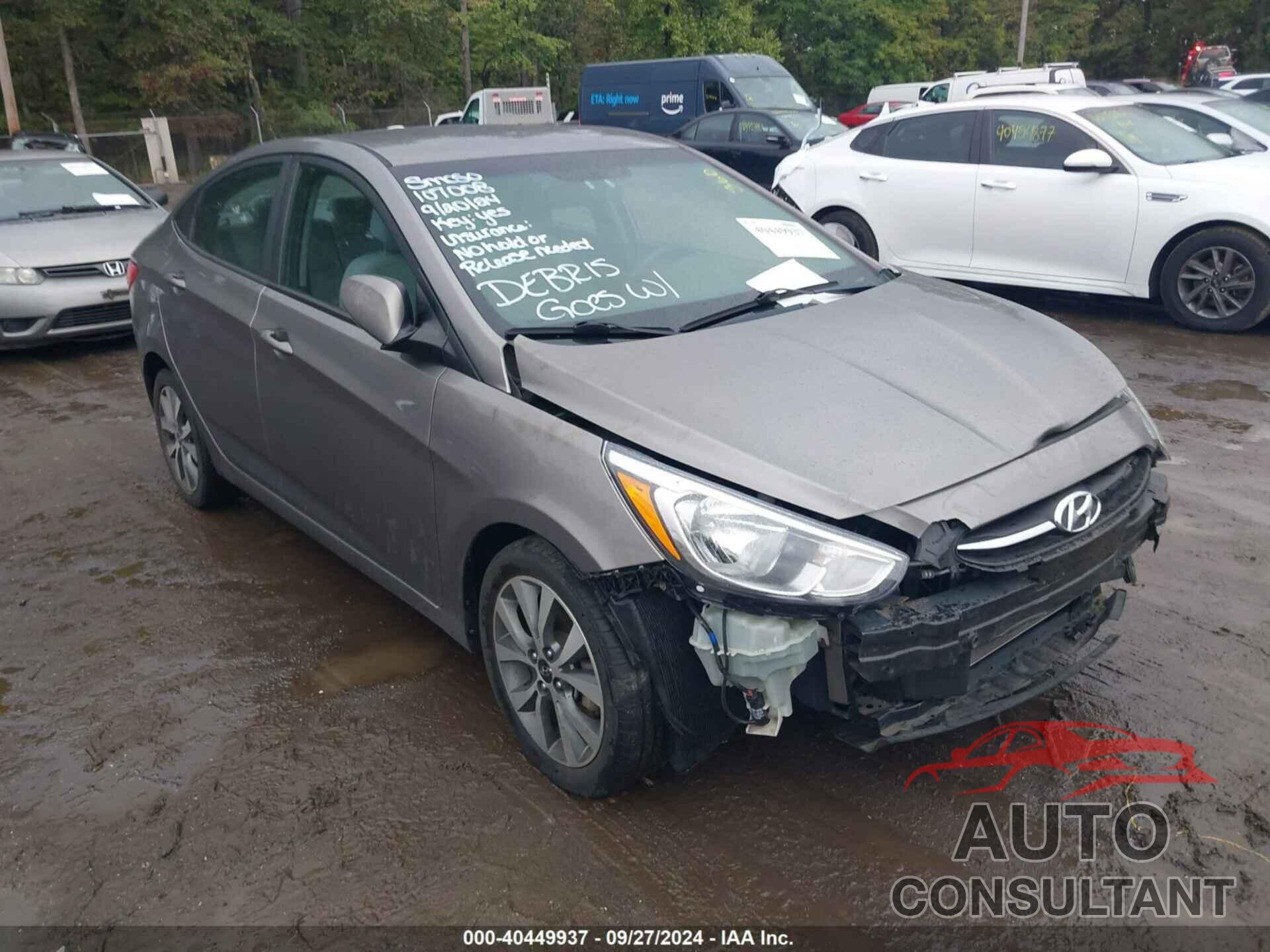 HYUNDAI ACCENT 2017 - KMHCT4AE1HU359279